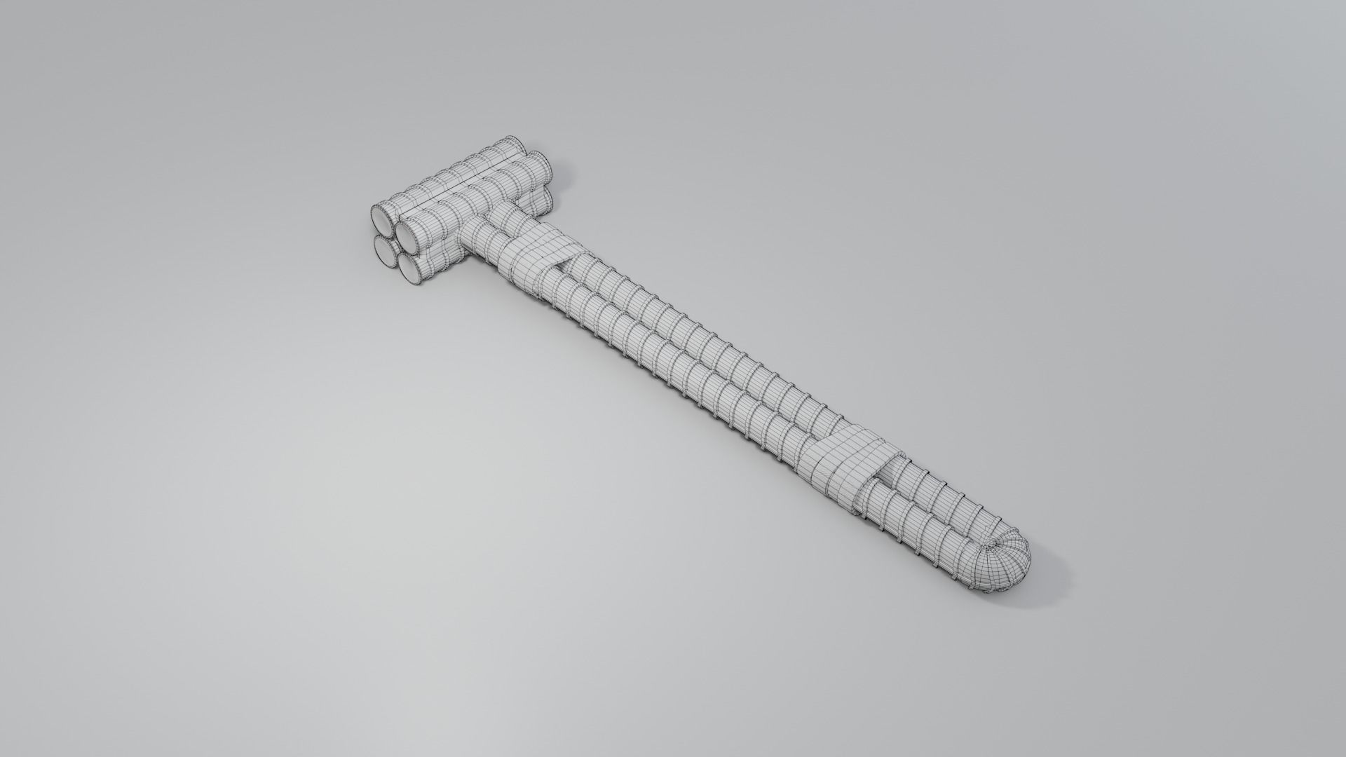 Rebar Sledgehammer Free low-poly 3D model_35