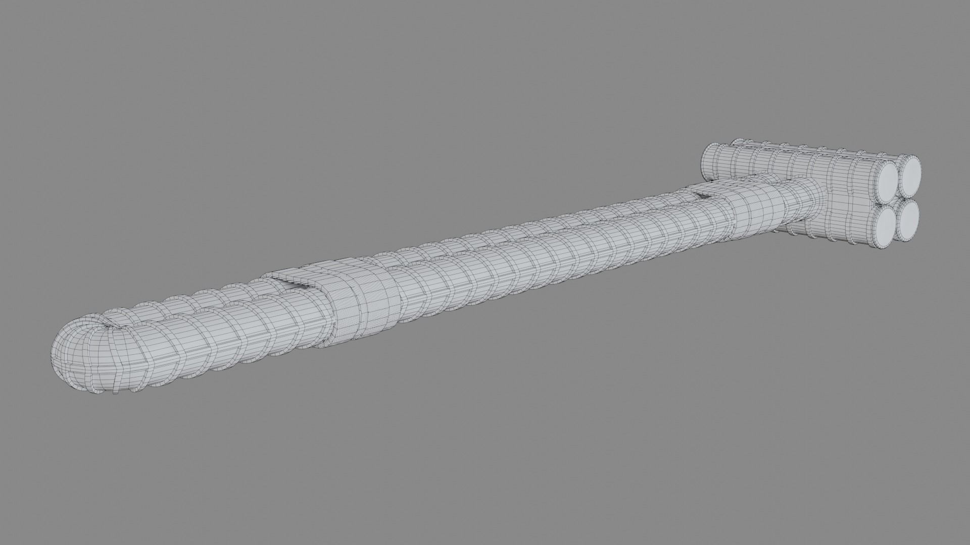 Rebar Sledgehammer Free low-poly 3D model_8