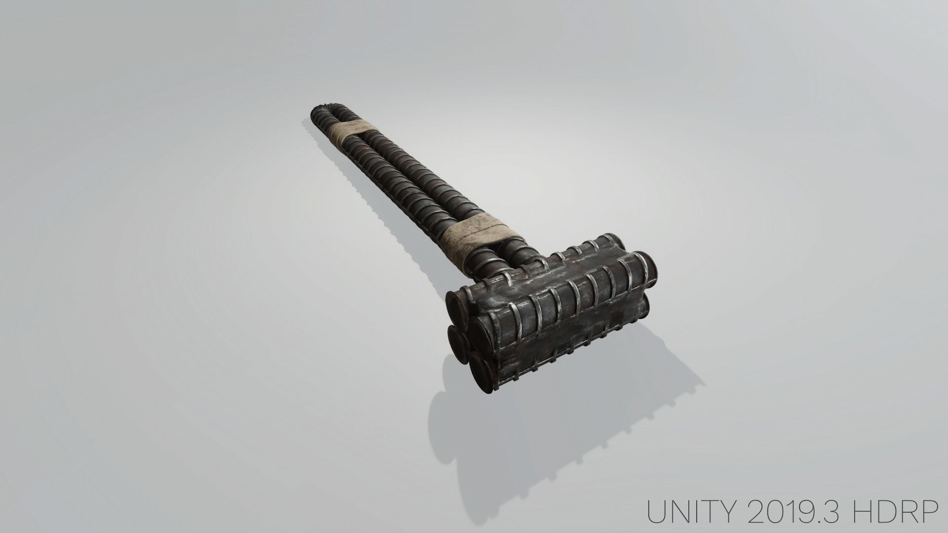 Rebar Sledgehammer Free low-poly 3D model_38