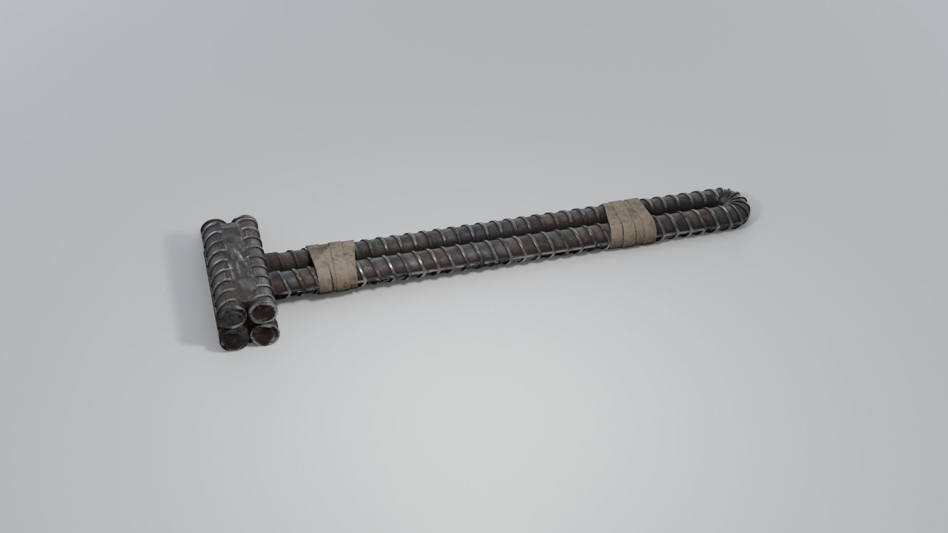 Rebar Sledgehammer Free low-poly 3D model_21