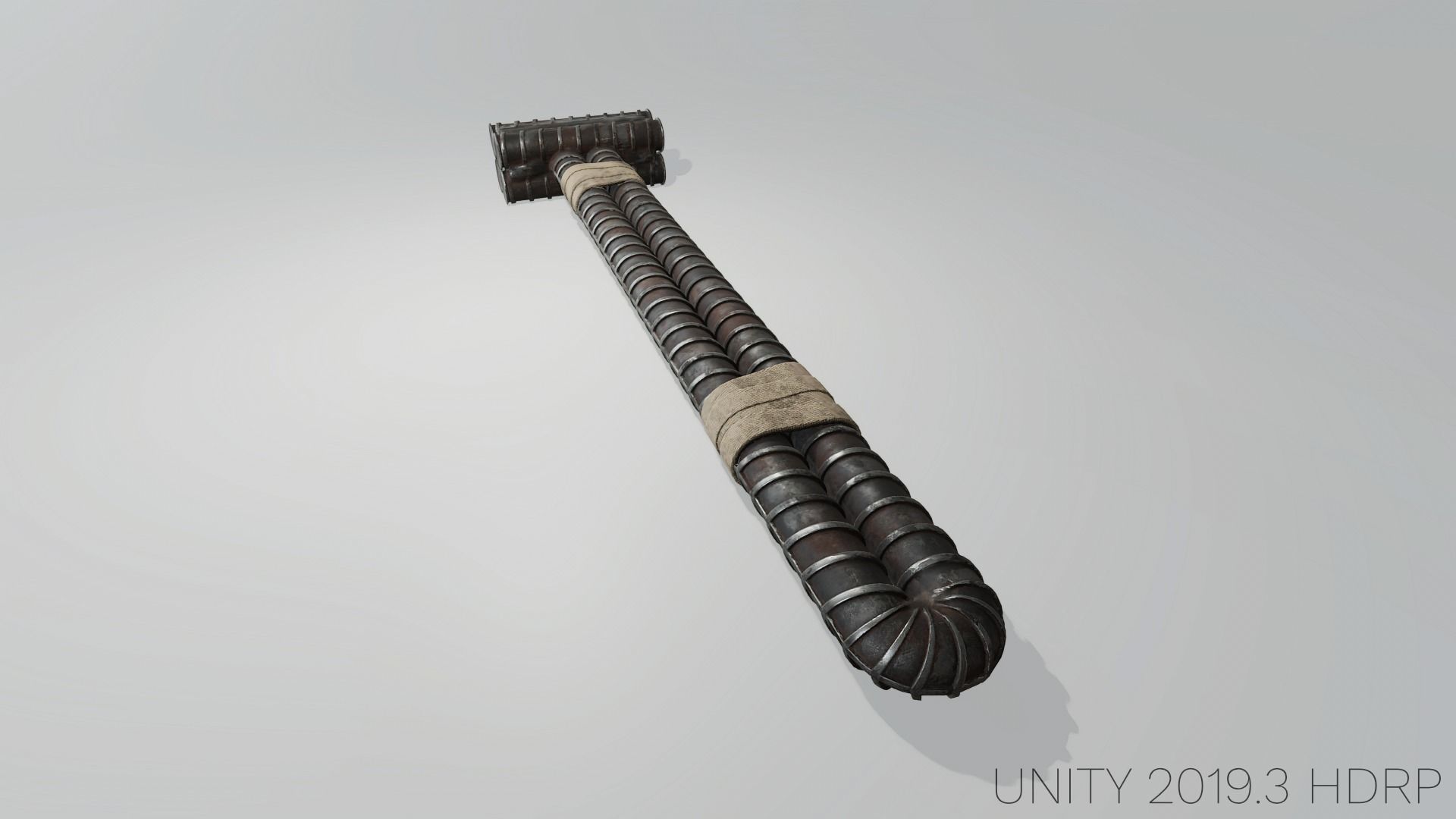 Rebar Sledgehammer Free low-poly 3D model_40