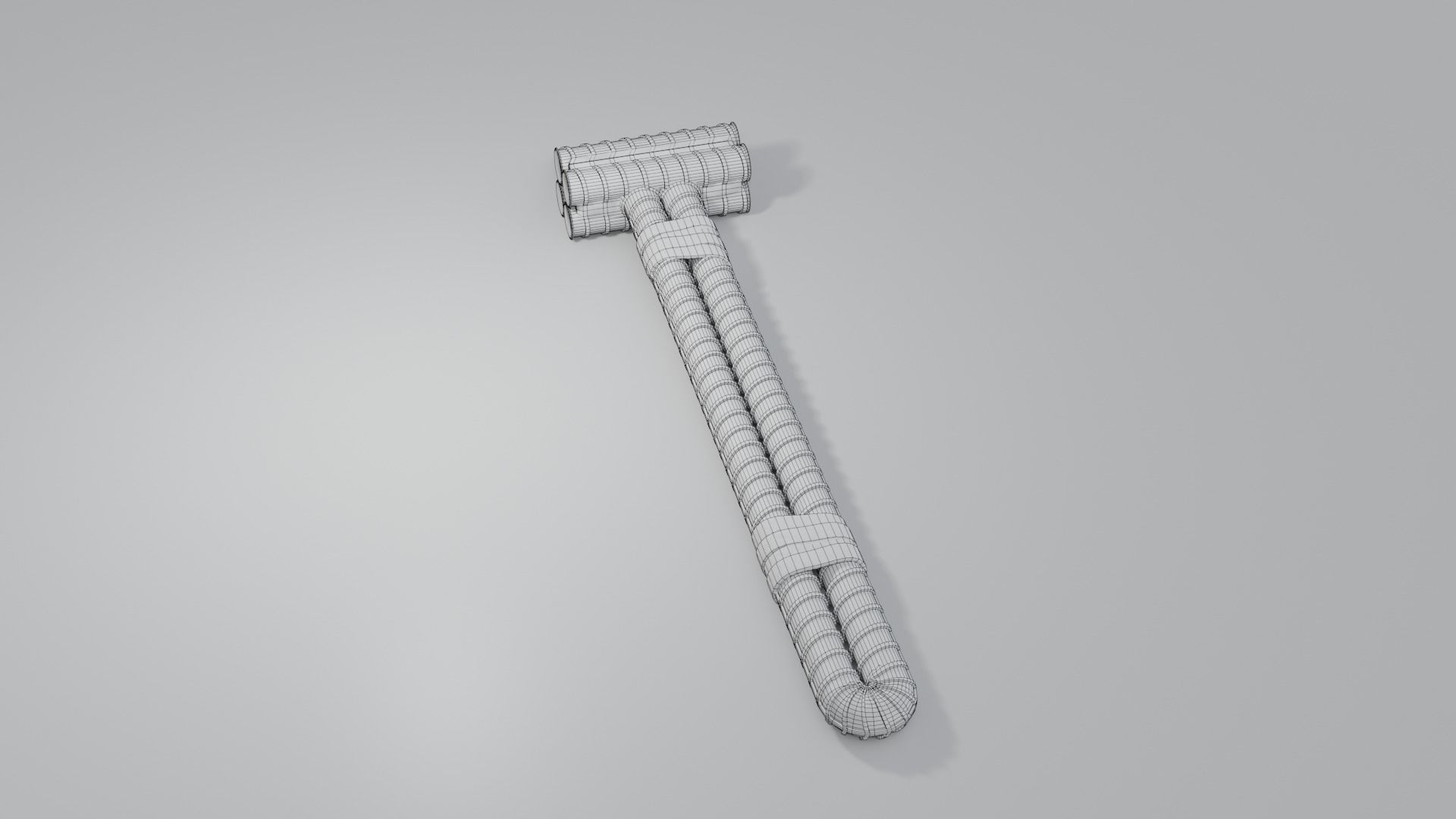 Rebar Sledgehammer Free low-poly 3D model_36