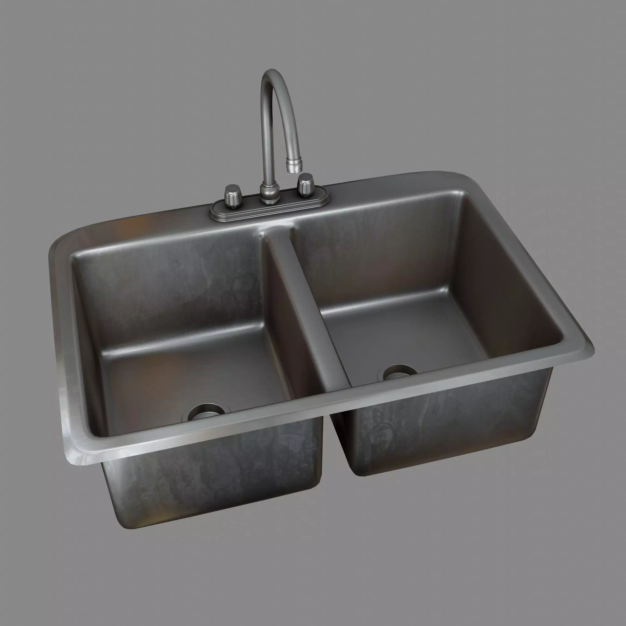 Kitchen Sink Free low-poly 3D model_0
