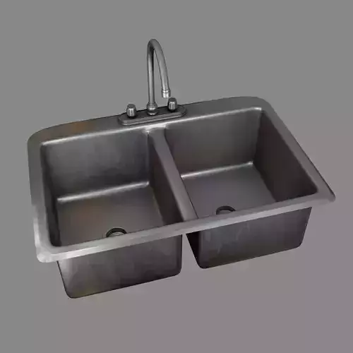 Kitchen Sink Free low-poly 3D model