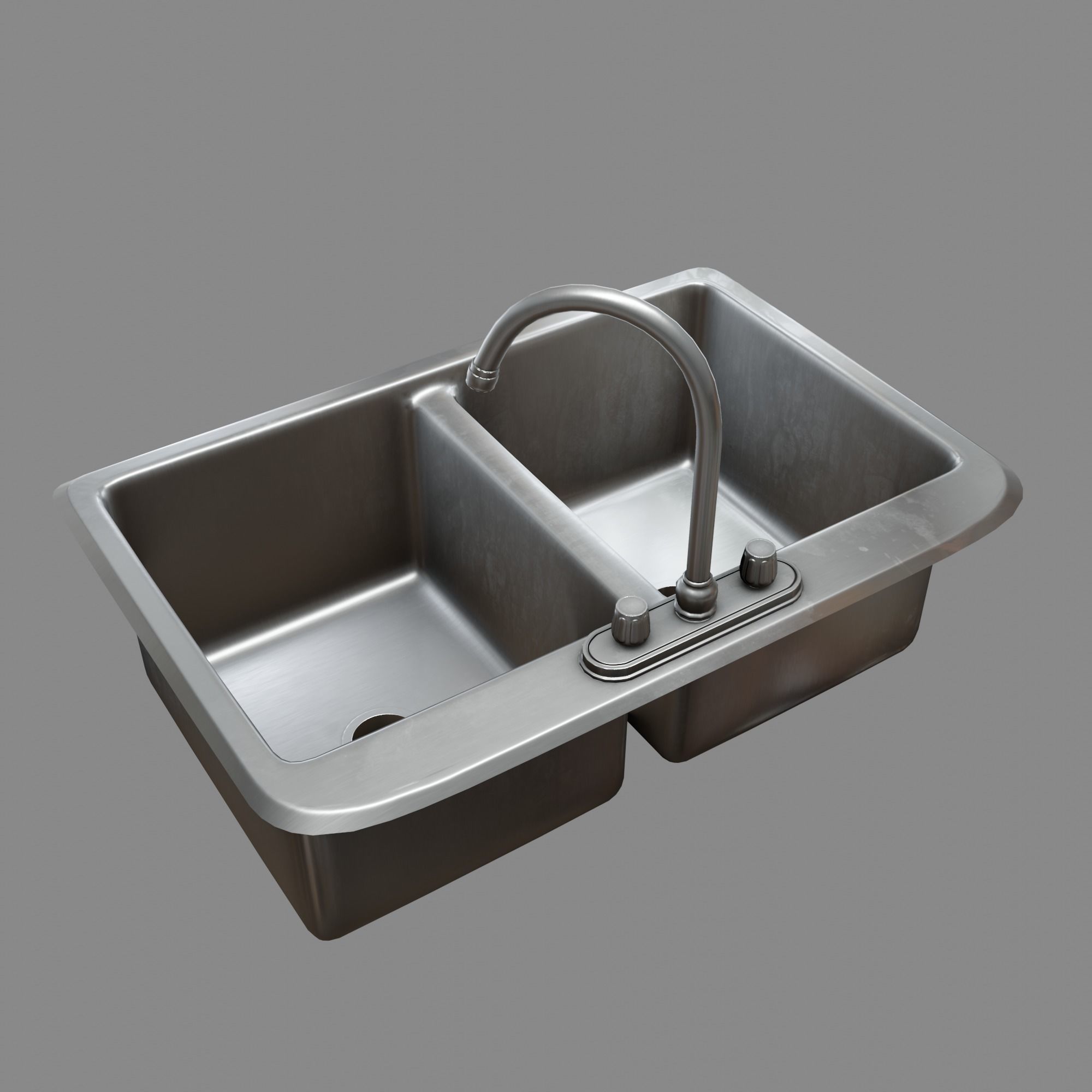 Kitchen Sink Free low-poly 3D model_18