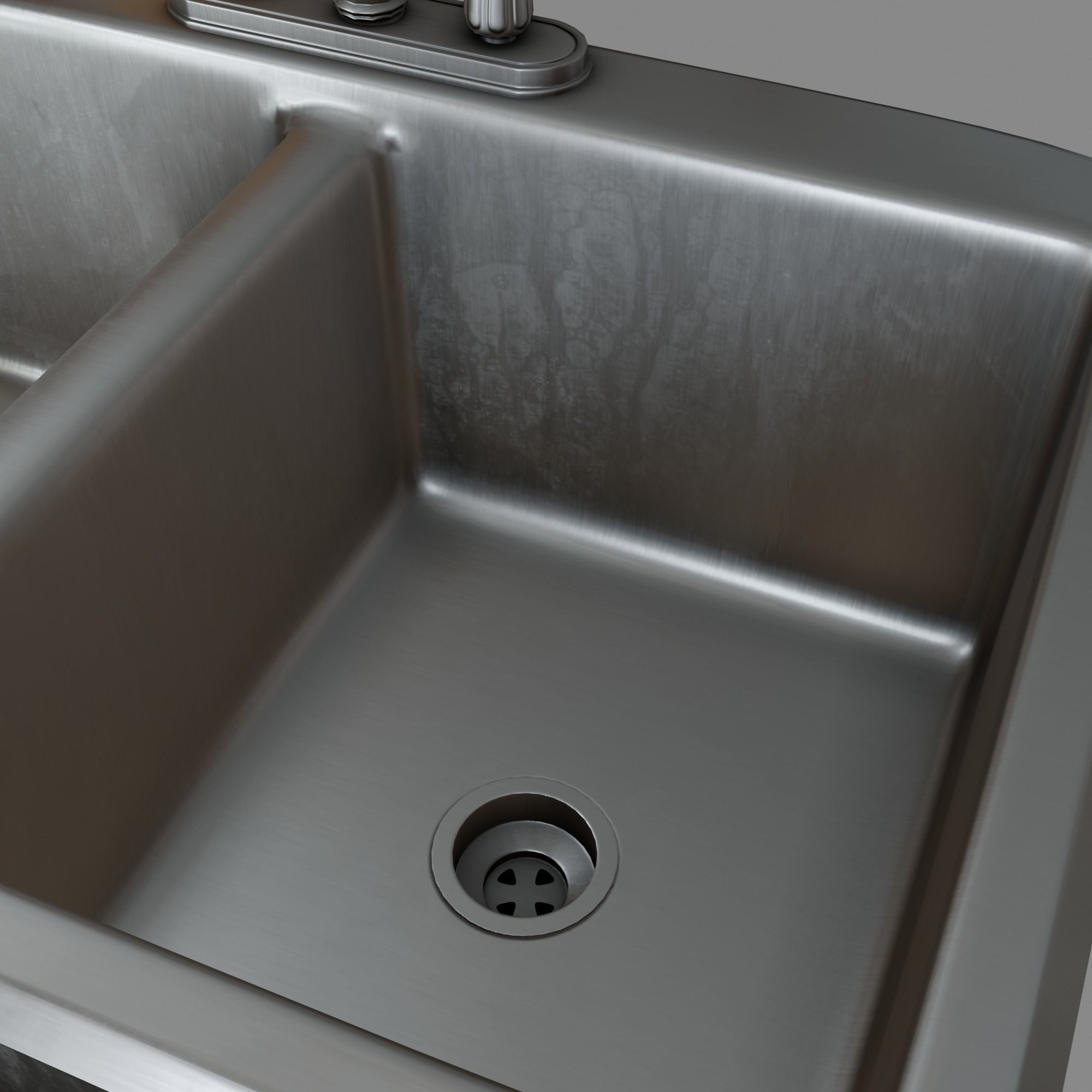 Kitchen Sink Free low-poly 3D model_9