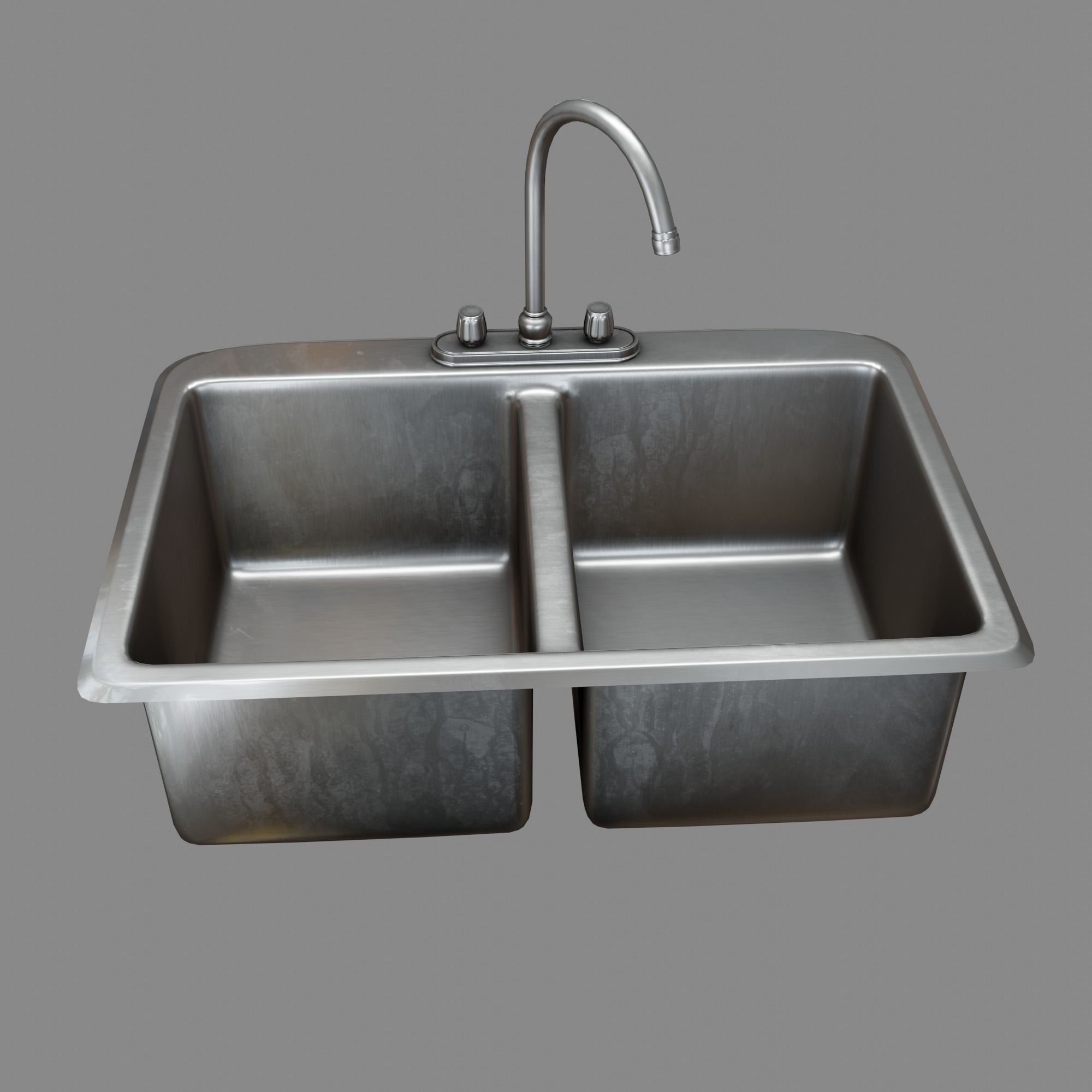 Kitchen Sink Free low-poly 3D model_13