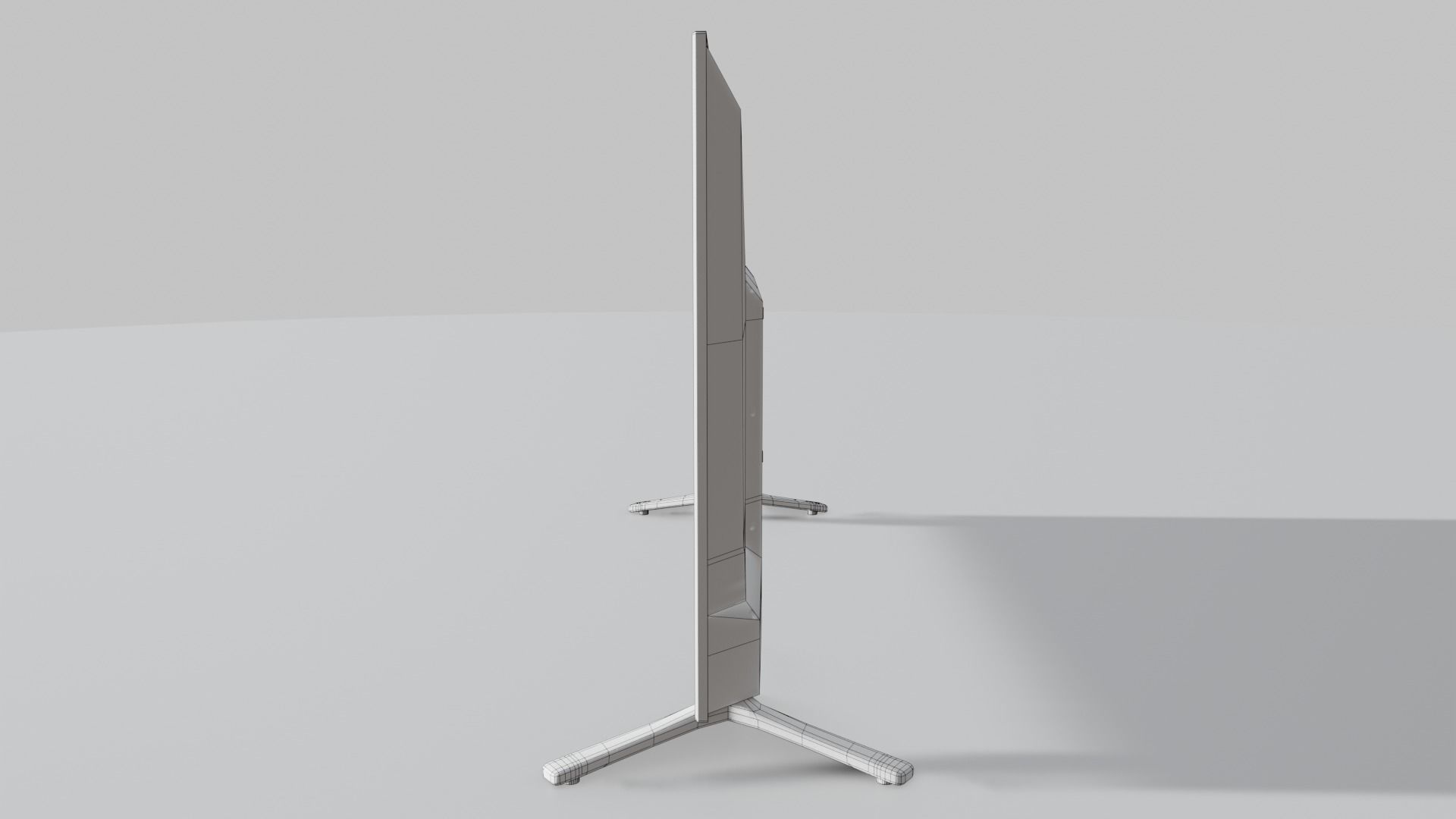 Flat Screen Television Free low-poly 3D model_30