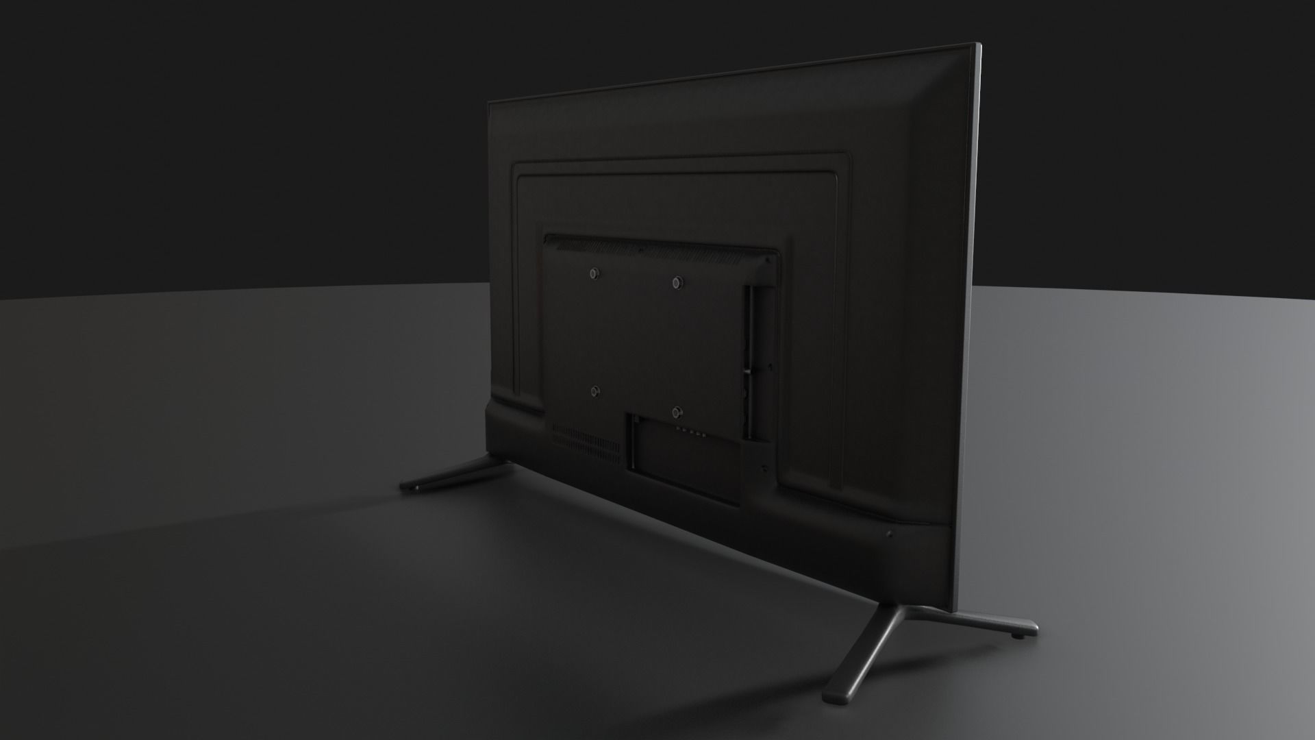 Flat Screen Television Free low-poly 3D model_24