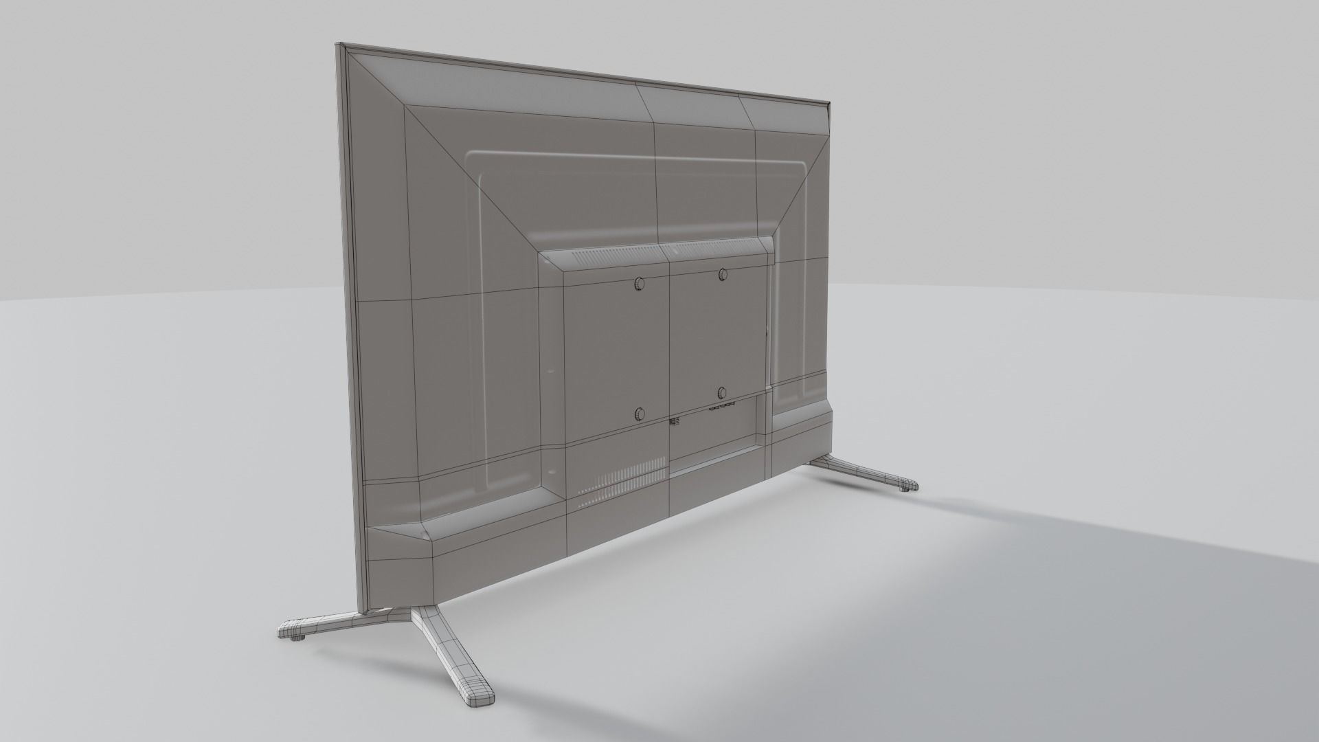 Flat Screen Television Free low-poly 3D model_31