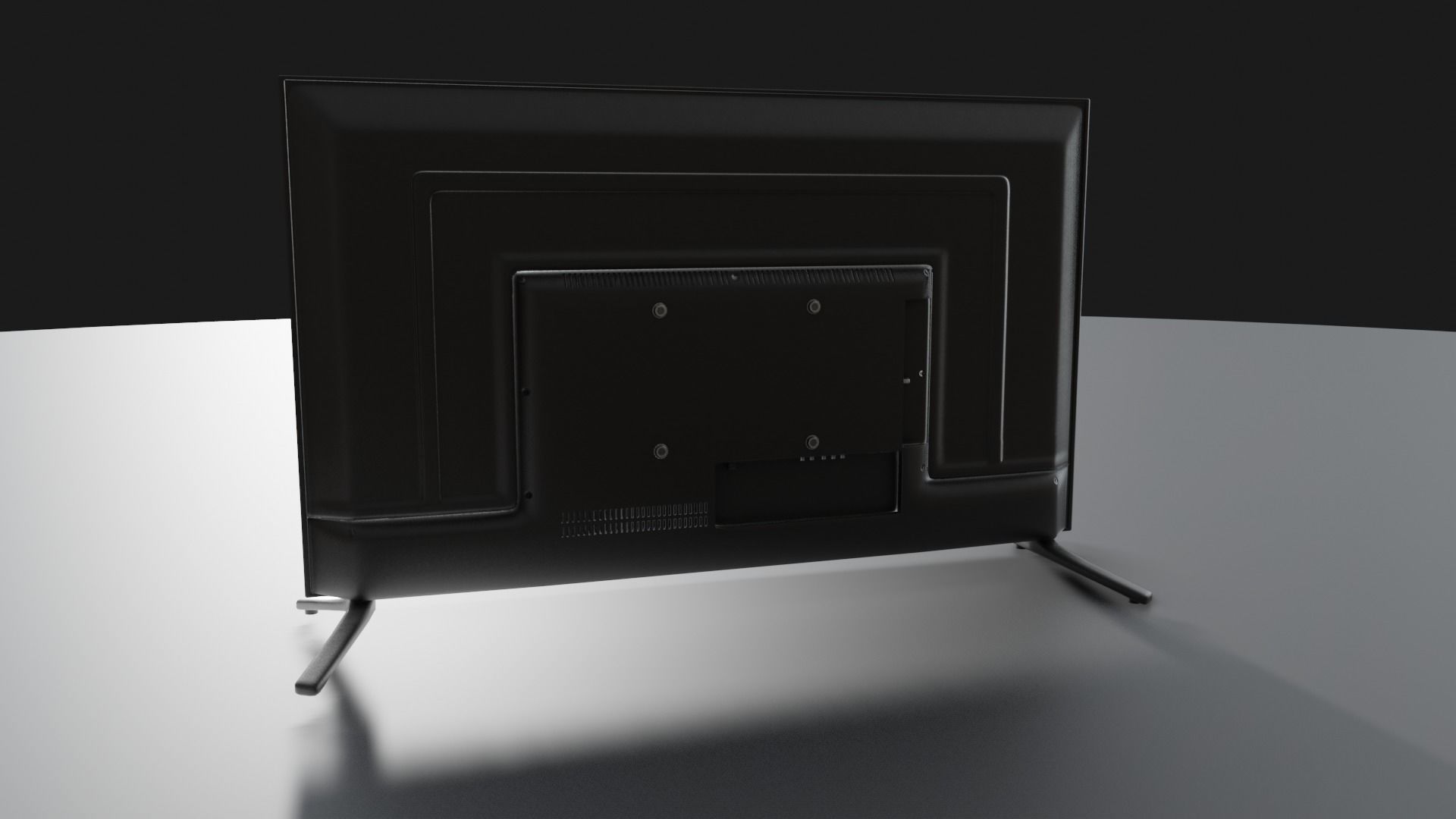 Flat Screen Television Free low-poly 3D model_22
