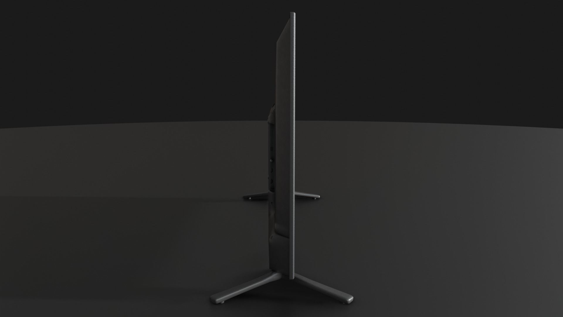 Flat Screen Television Free low-poly 3D model_15