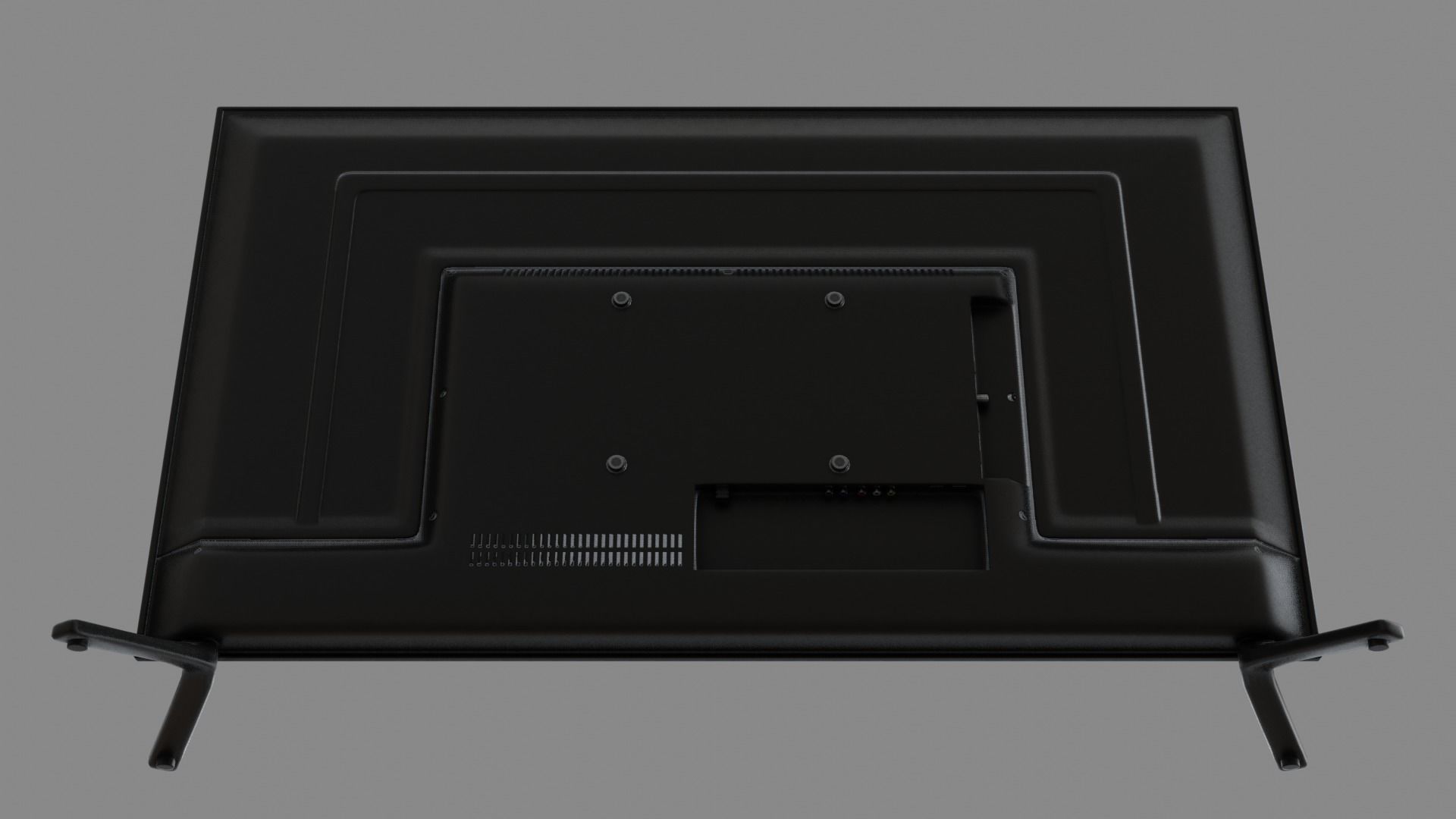 Flat Screen Television Free low-poly 3D model_9