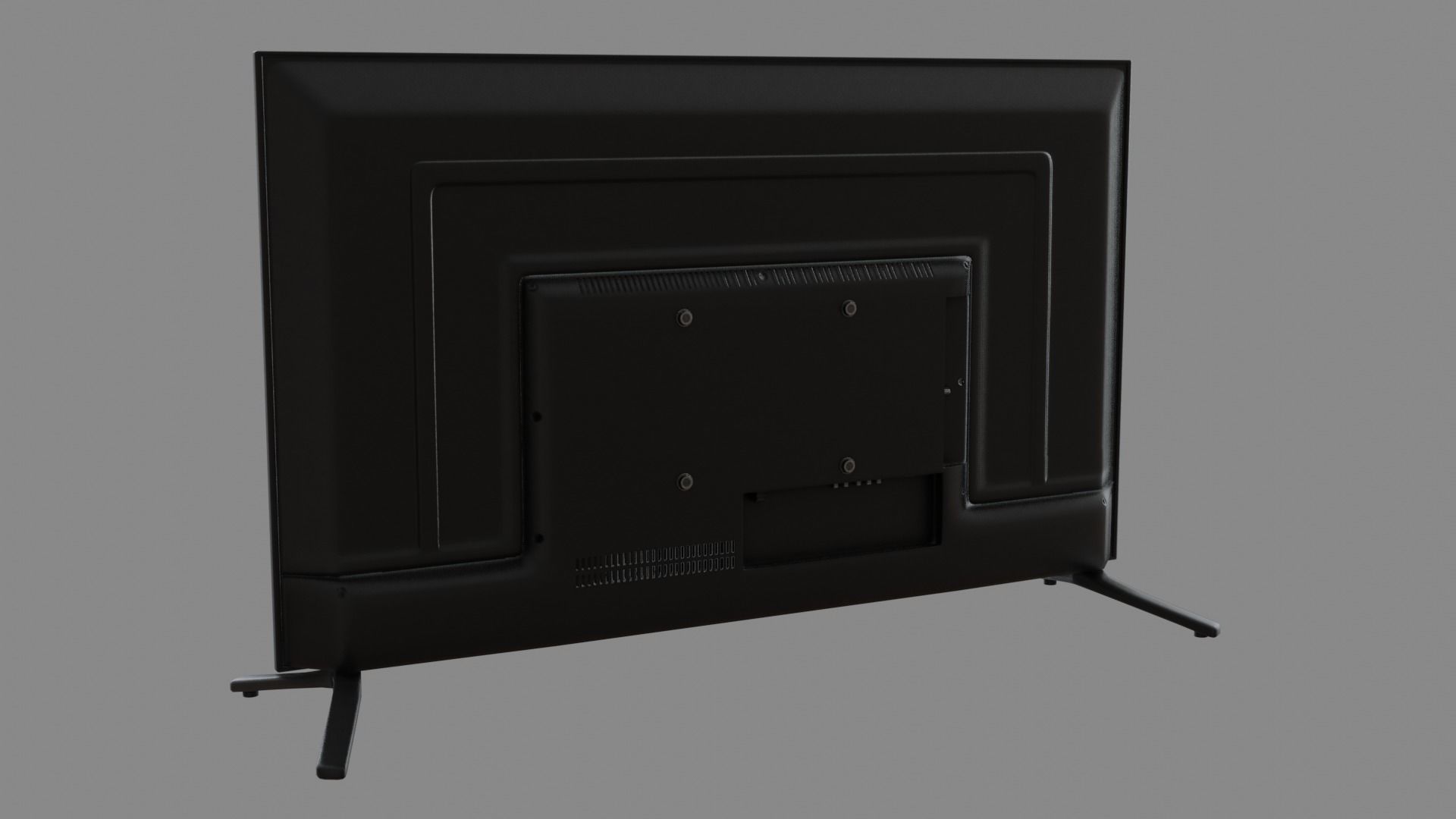 Flat Screen Television Free low-poly 3D model_5