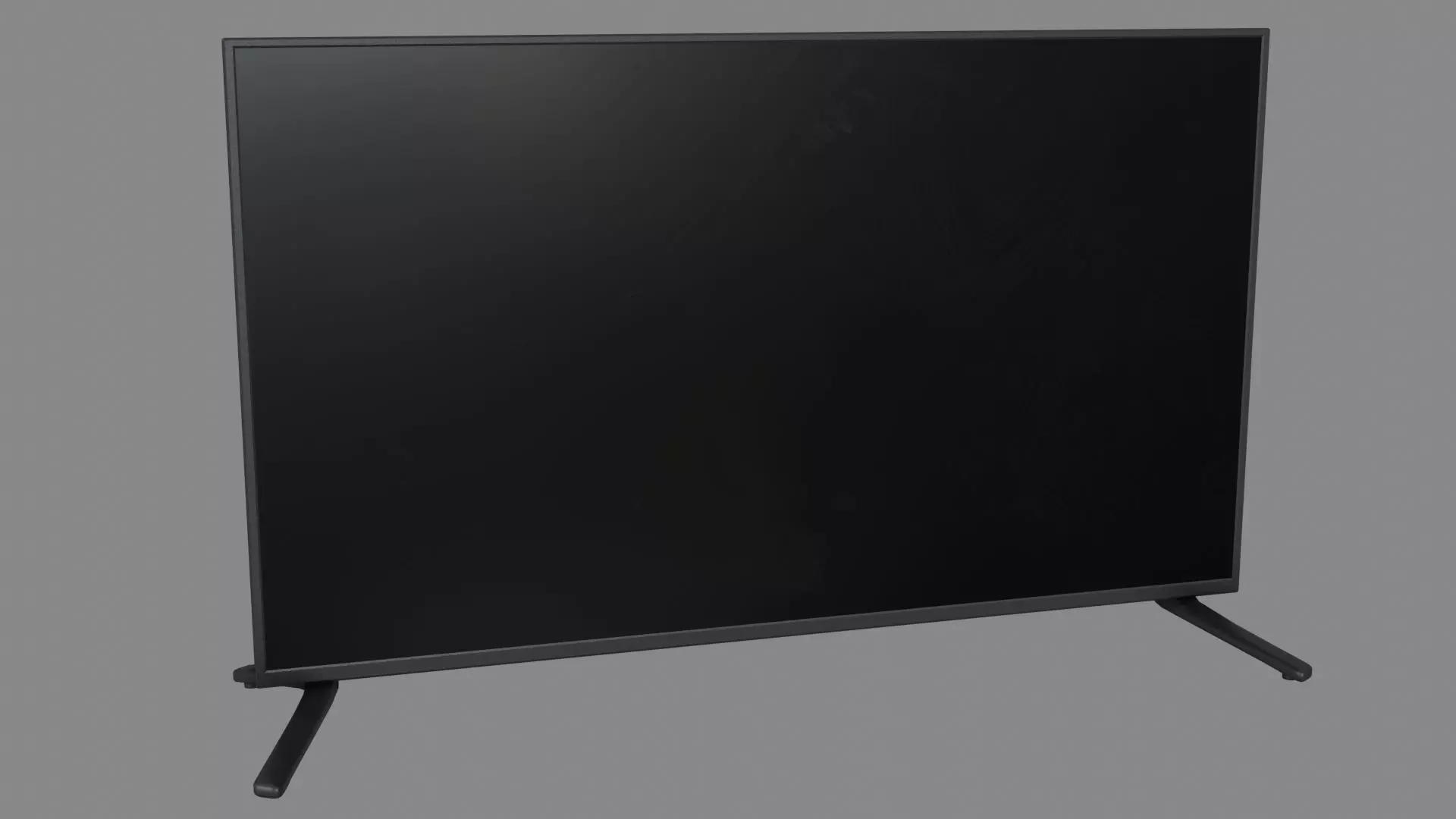 Flat Screen Television Free low-poly 3D model_0