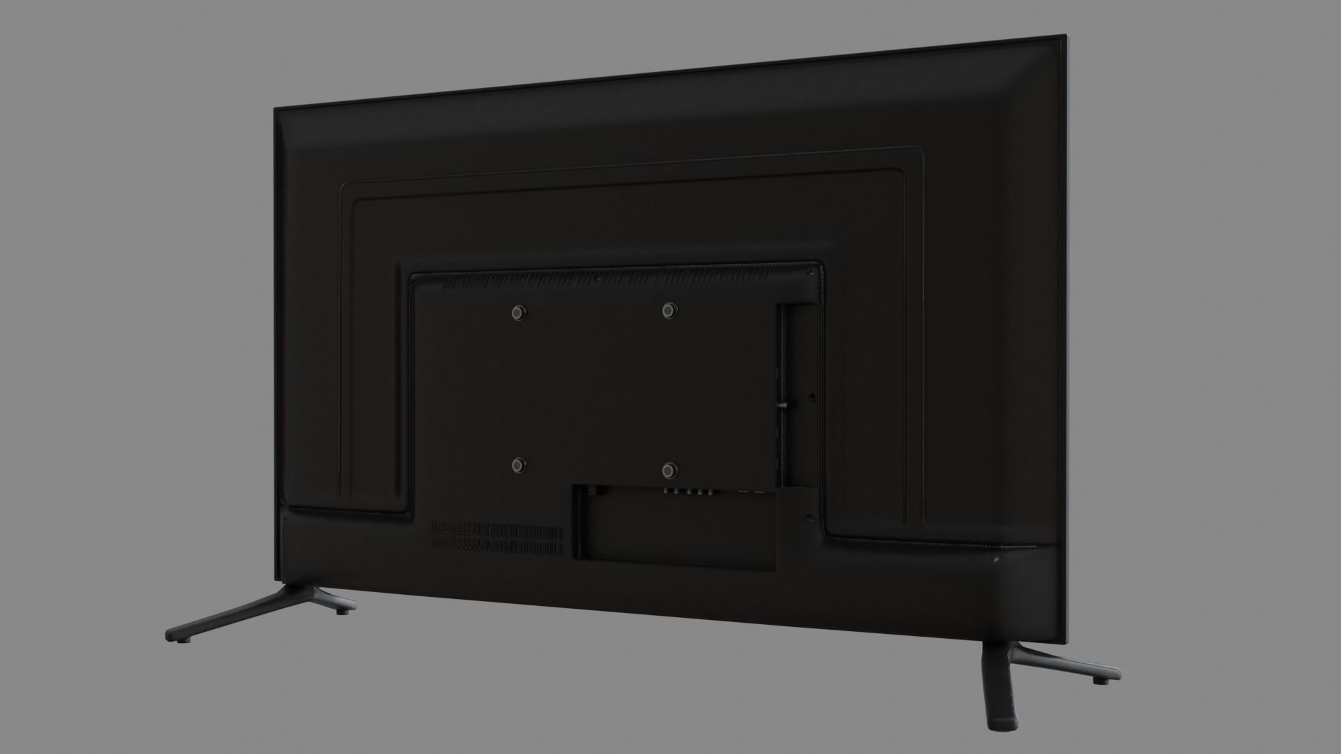 Flat Screen Television Free low-poly 3D model_7