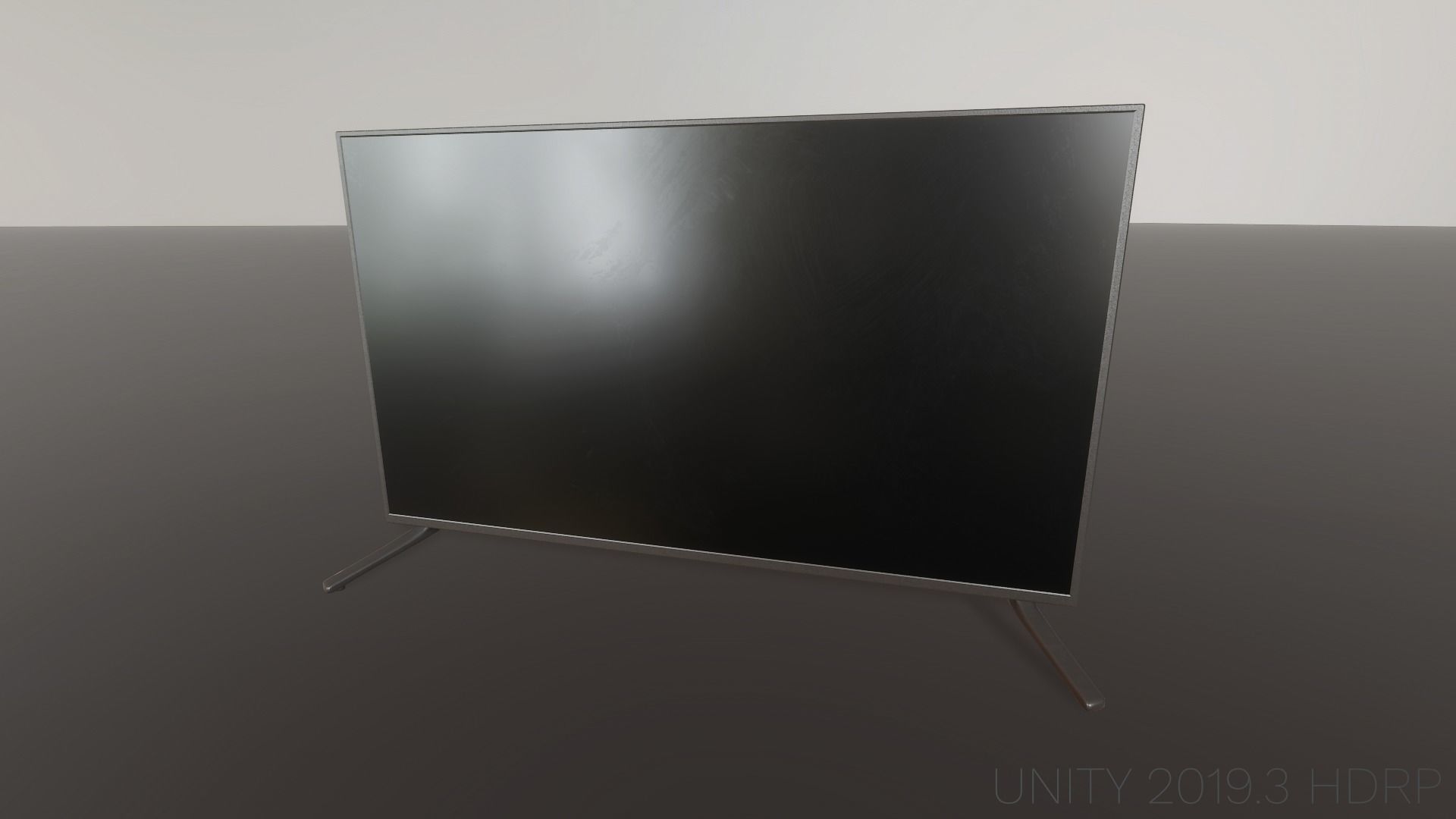 Flat Screen Television Free low-poly 3D model_35