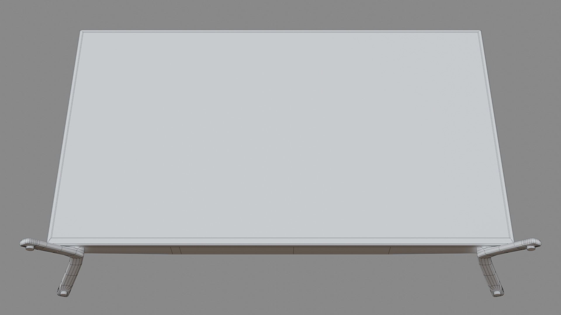 Flat Screen Television Free low-poly 3D model_14