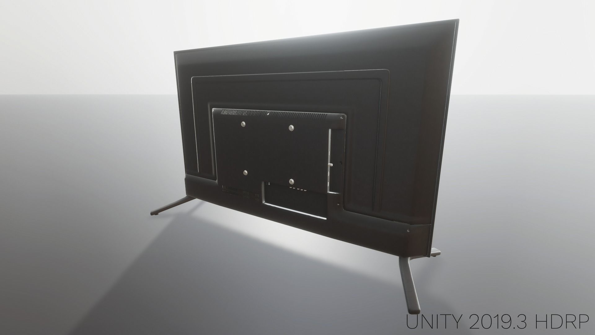 Flat Screen Television Free low-poly 3D model_37