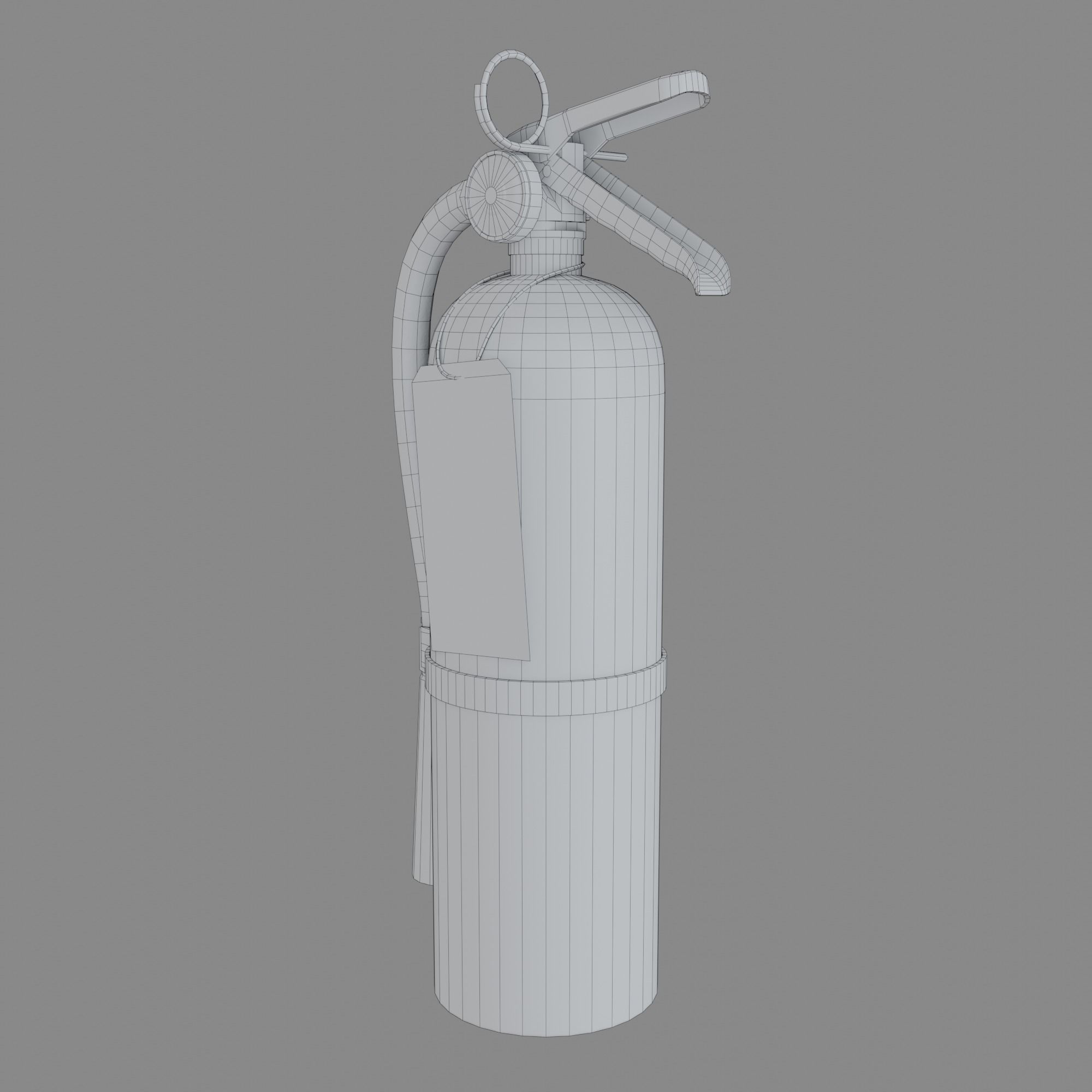 Fire Extinguisher Free low-poly 3D model_18