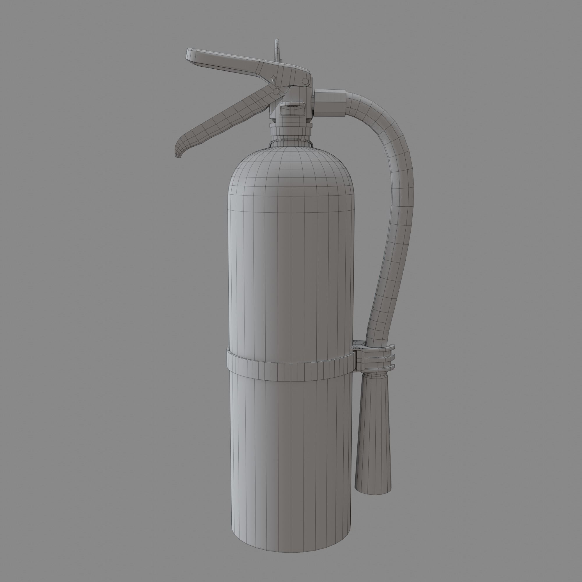 Fire Extinguisher Free low-poly 3D model_12