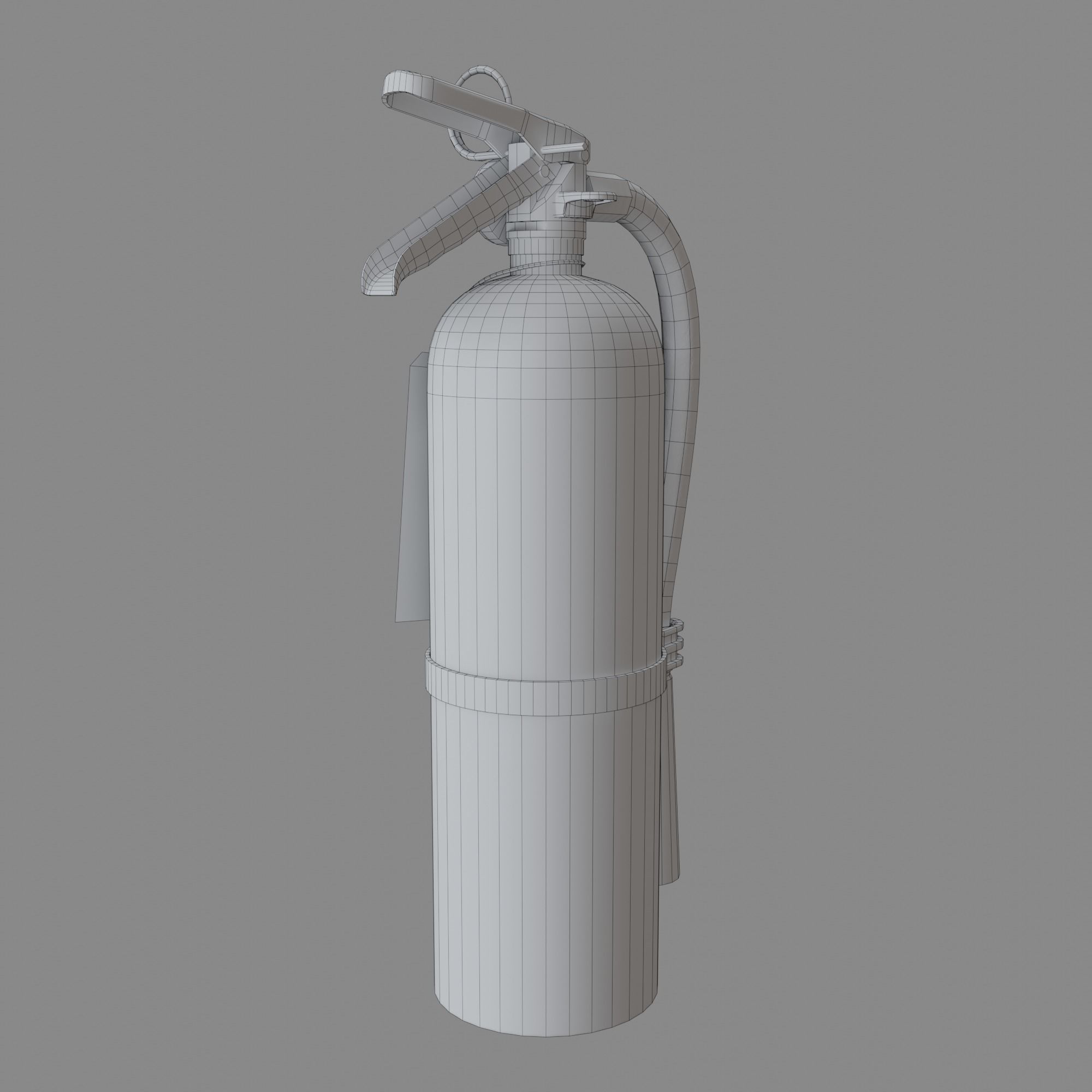 Fire Extinguisher Free low-poly 3D model_14