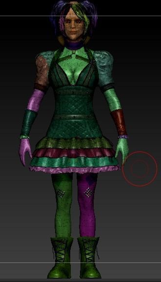 Harley Quinn 3D model_1