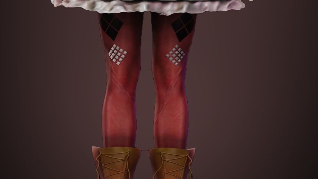 Harley Quinn 3D model_3