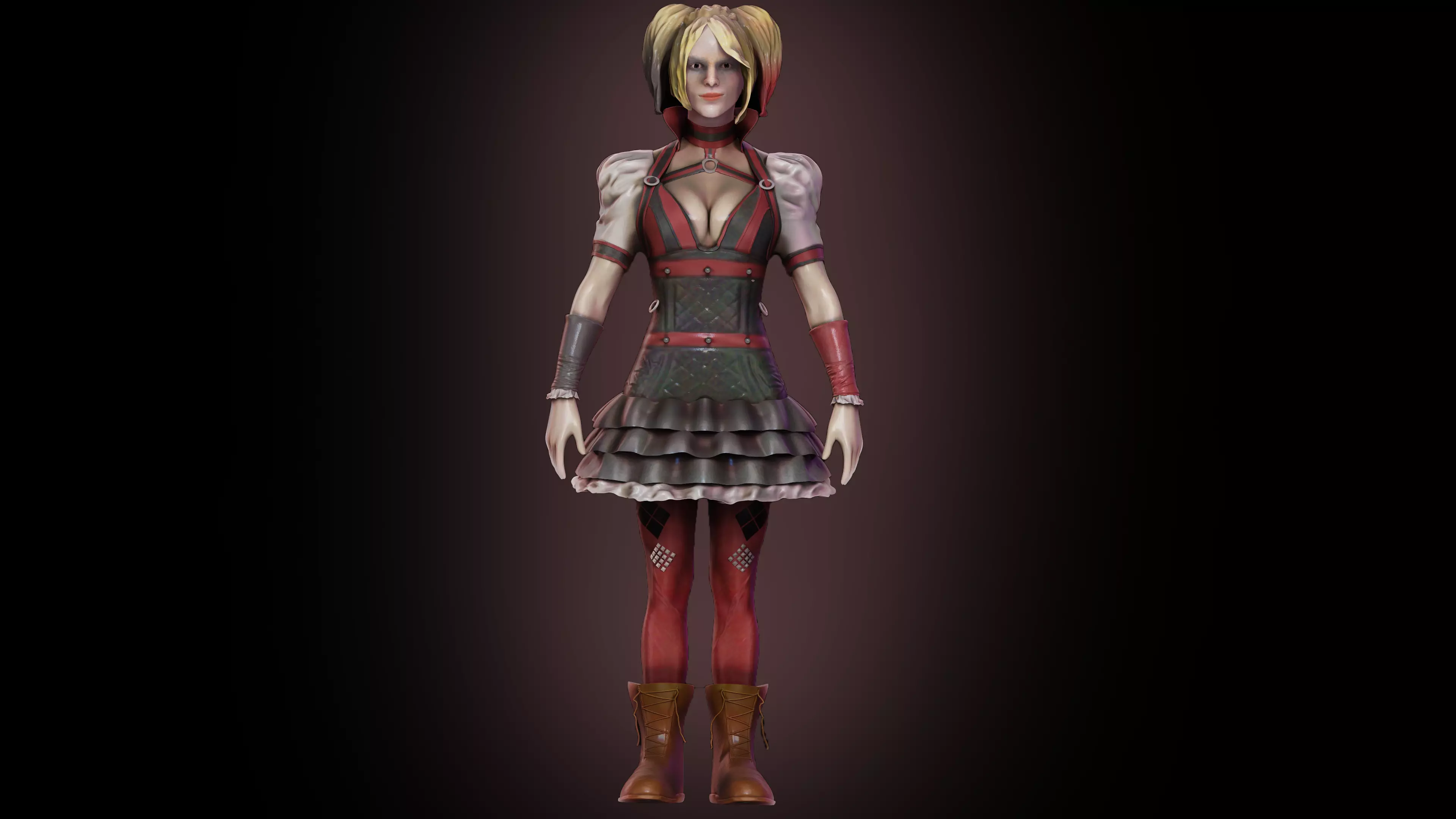 Harley Quinn 3D model_0