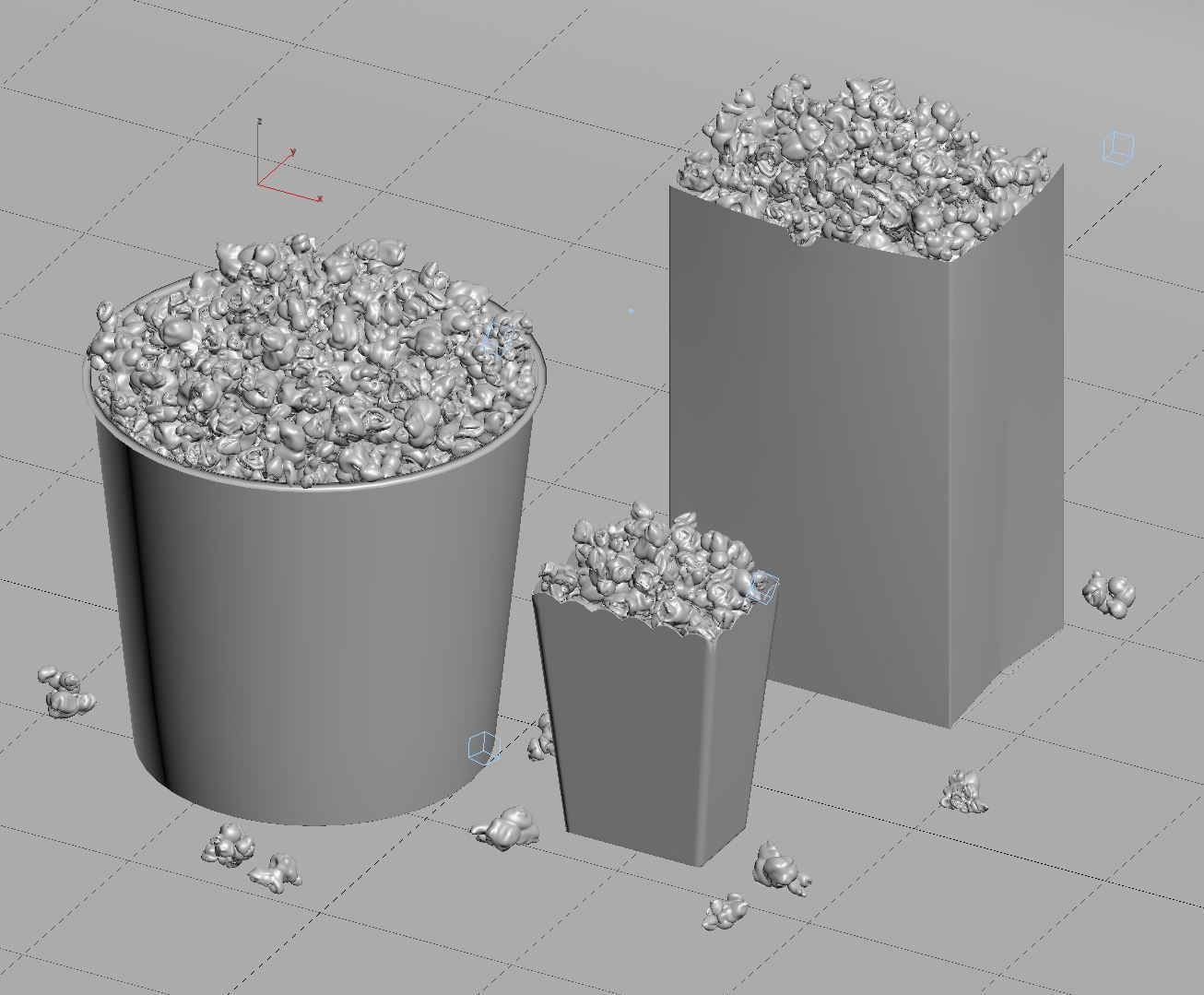 Popcorn 3D Collection 3D model_5