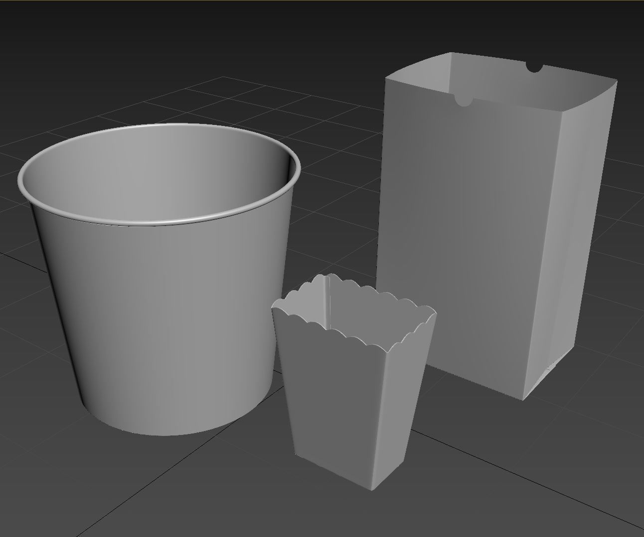 Popcorn 3D Collection 3D model_8