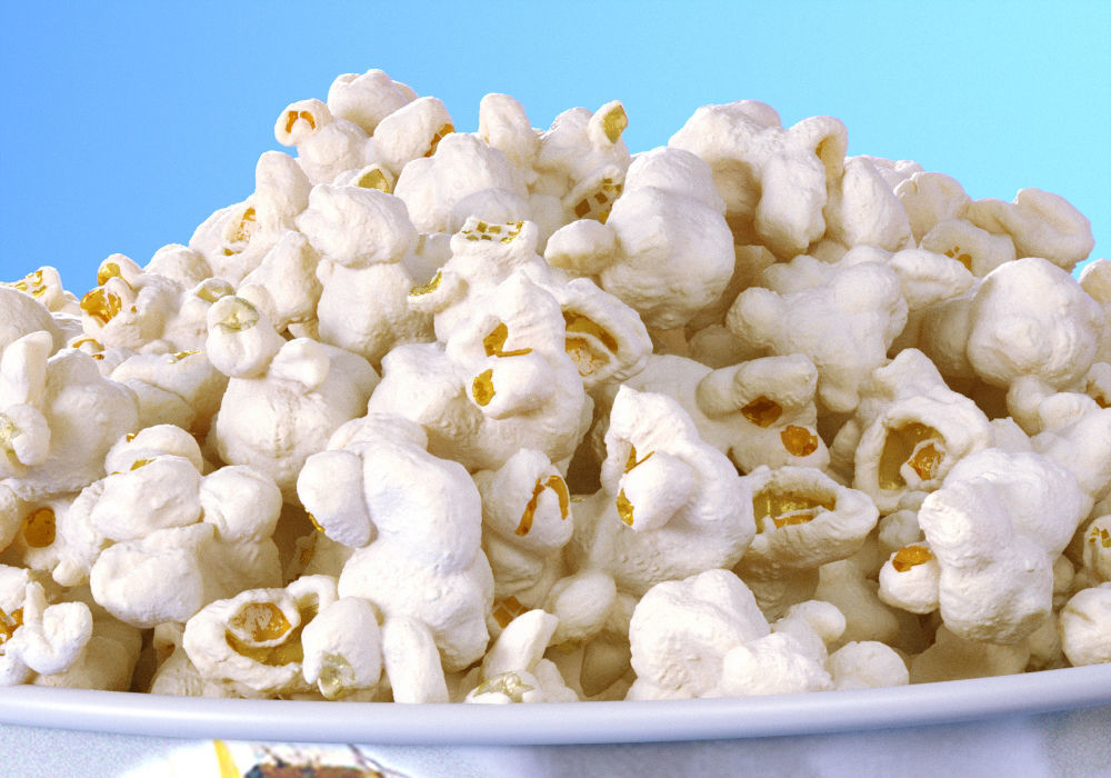 Popcorn 3D Collection 3D model_1