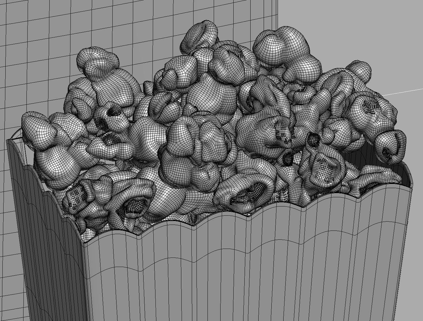 Popcorn 3D Collection 3D model_2