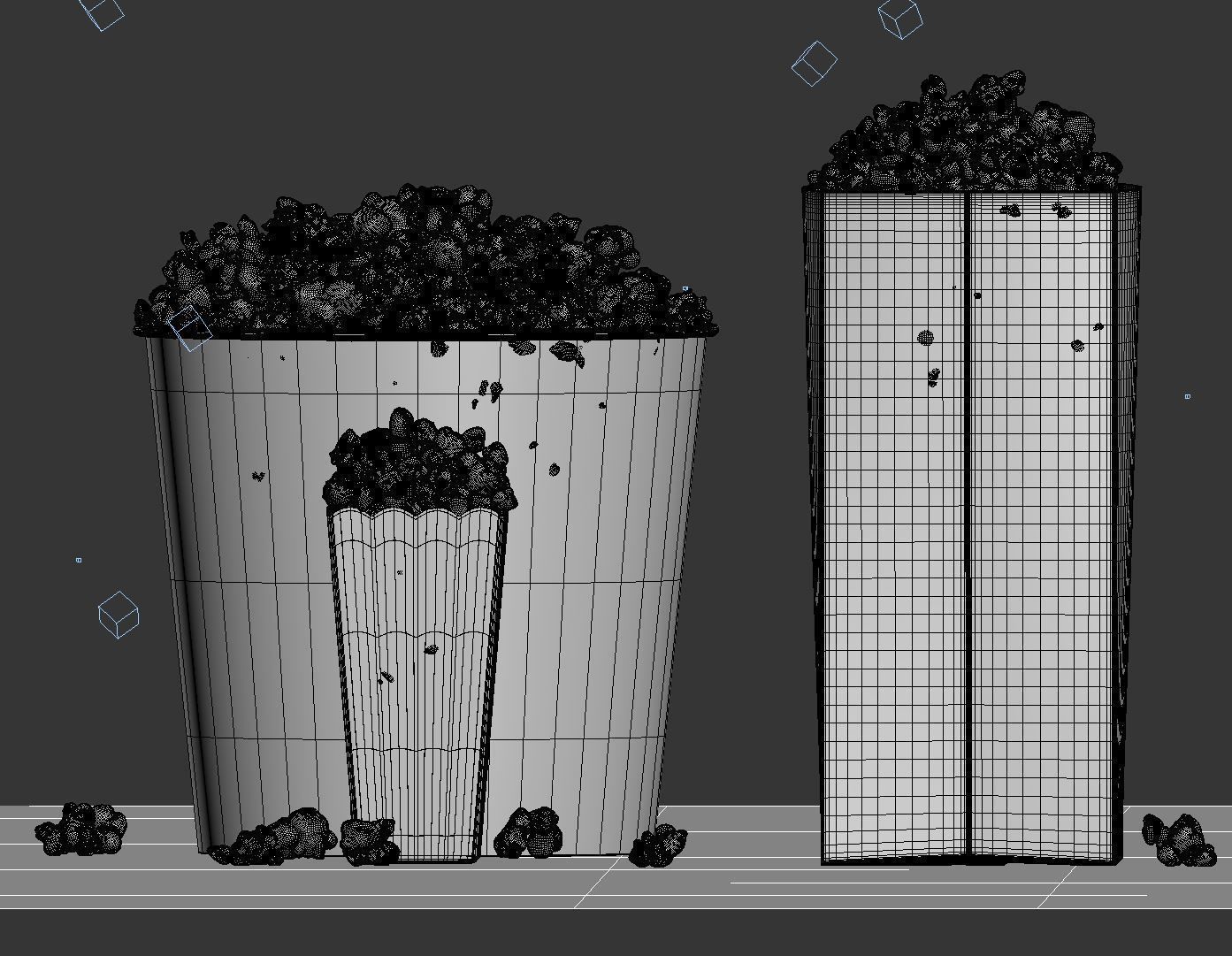 Popcorn 3D Collection 3D model_4