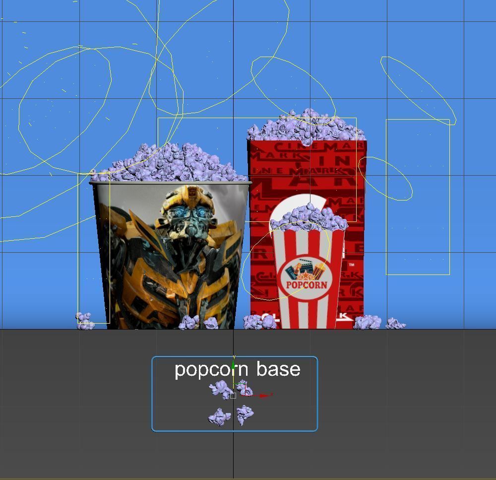 Popcorn 3D Collection 3D model_9