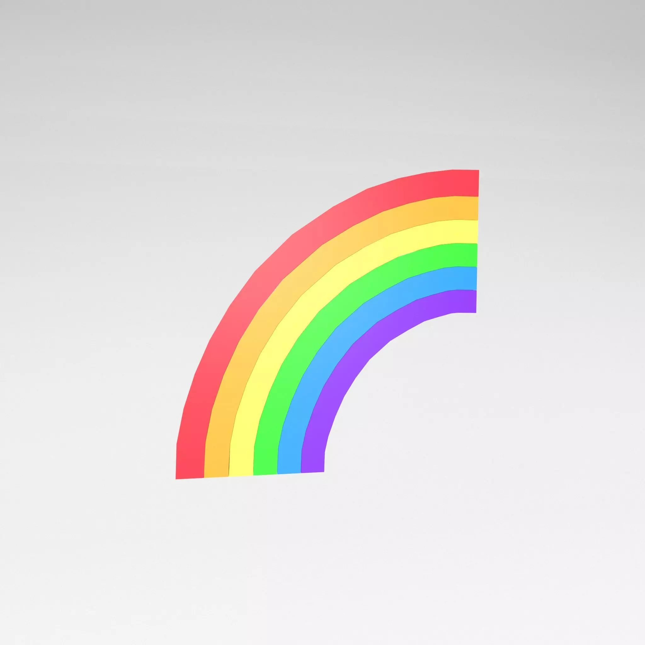Rainbow v1 001 Low-poly 3D model_0