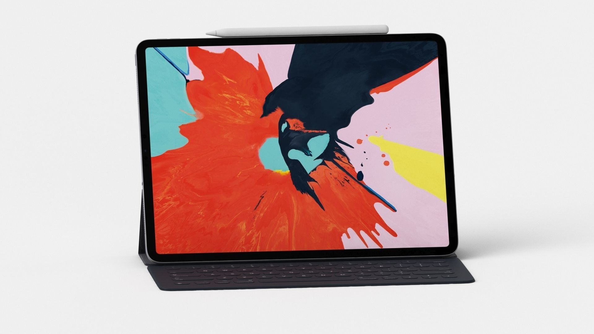 Apple iPad Pro 2019 12 Inch With Apple Pencil And Smart Keyboard 