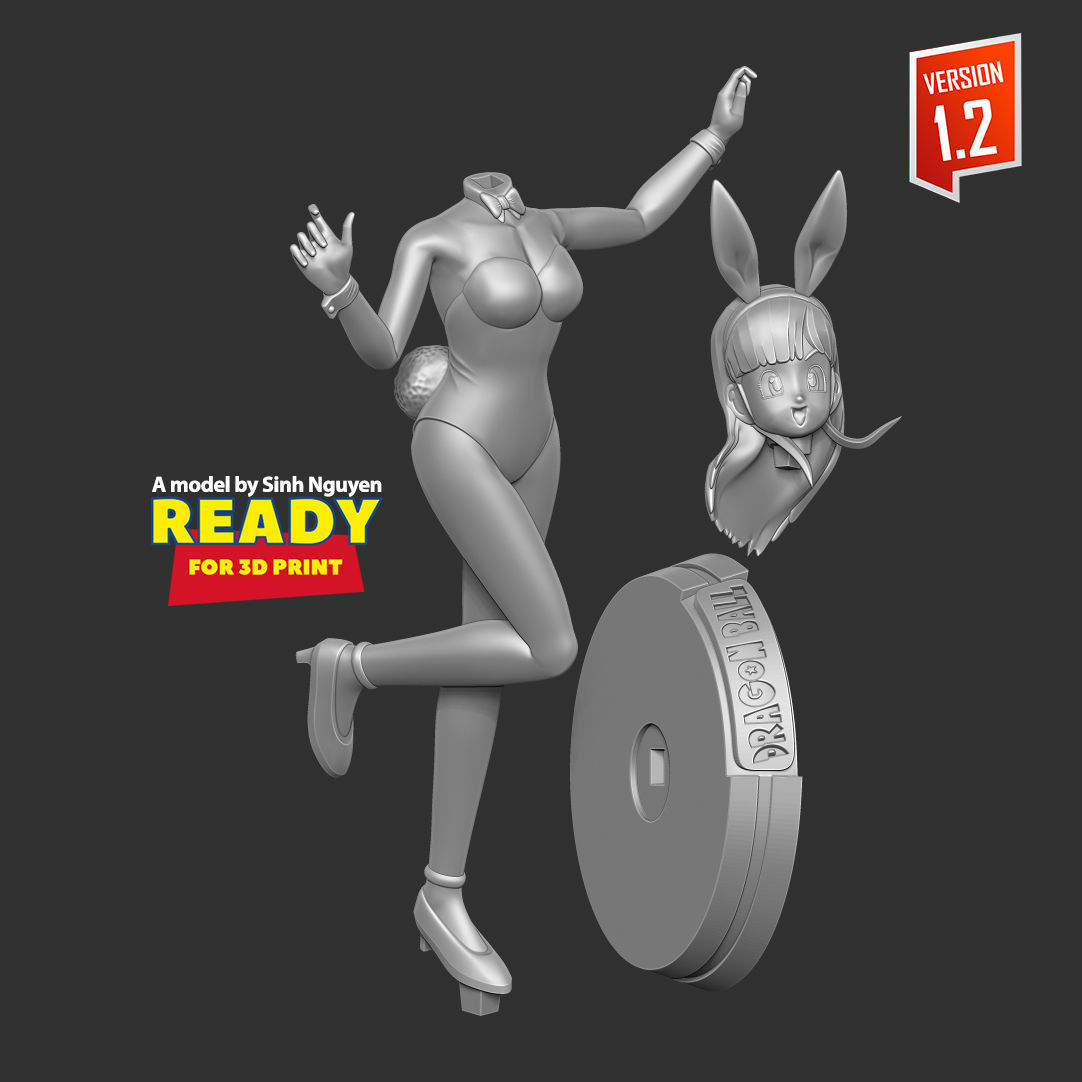 Bulma - Dragon Ball Fanart 3D print model_2