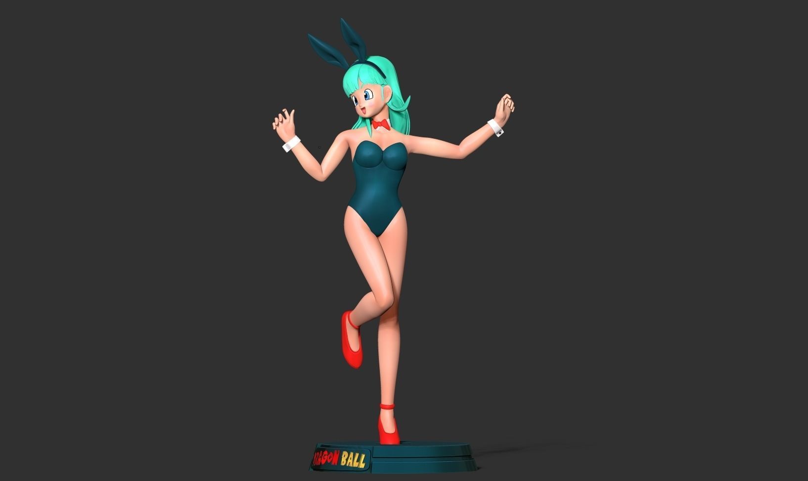 Bulma - Dragon Ball Fanart 3D print model_12