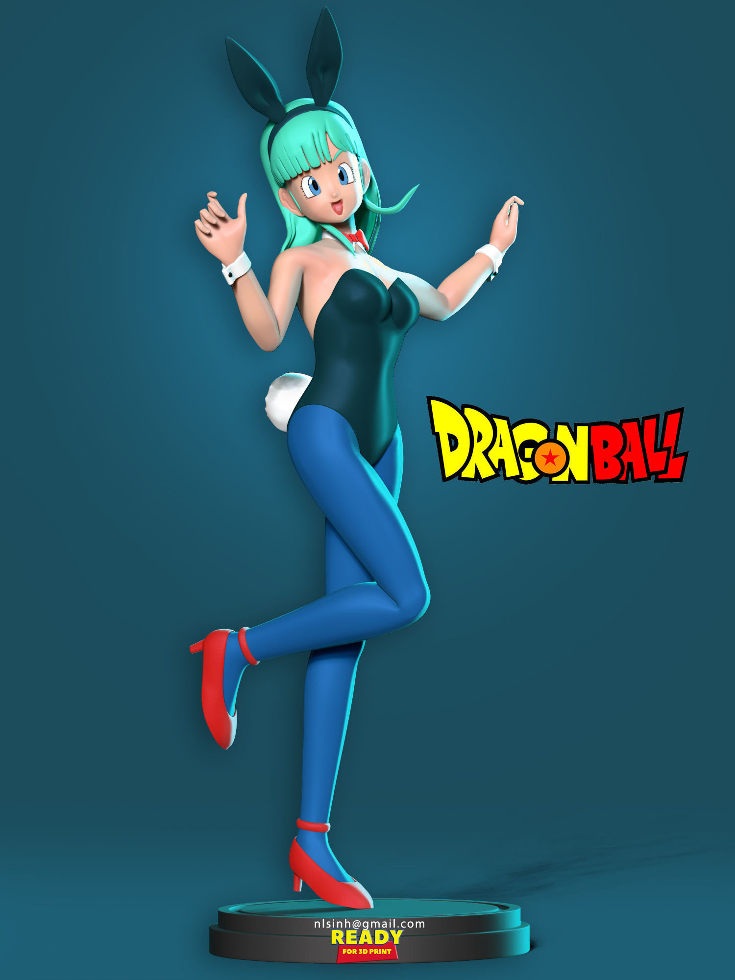 Bulma - Dragon Ball Fanart 3D print model_21