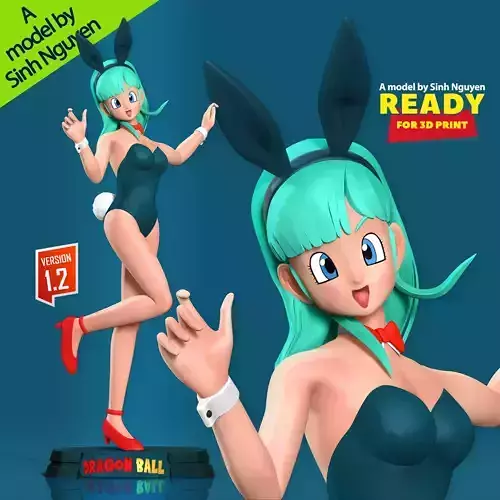 Bulma - Dragon Ball Fanart 3D print model