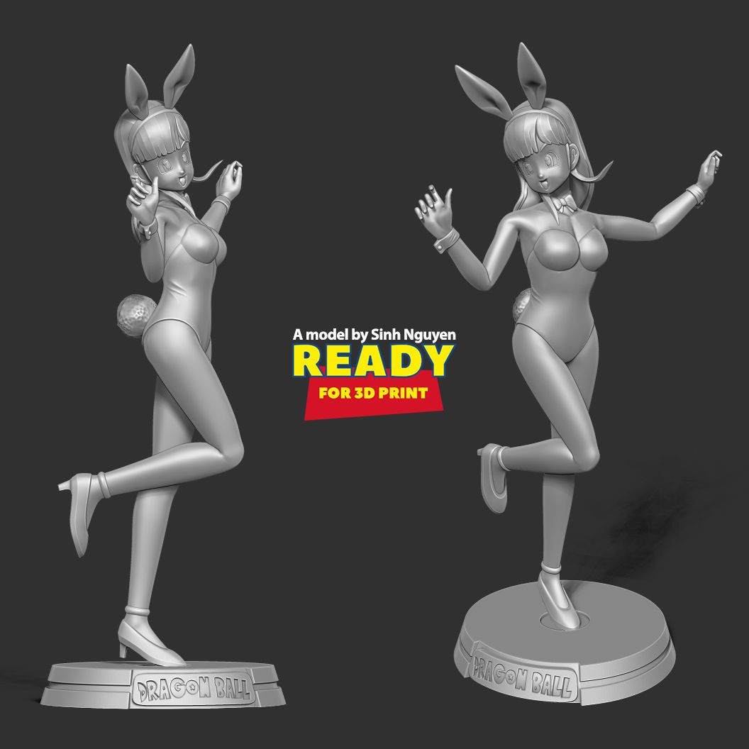 Bulma - Dragon Ball Fanart 3D print model_4