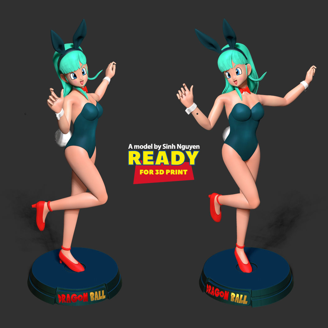 Bulma - Dragon Ball Fanart 3D print model_3