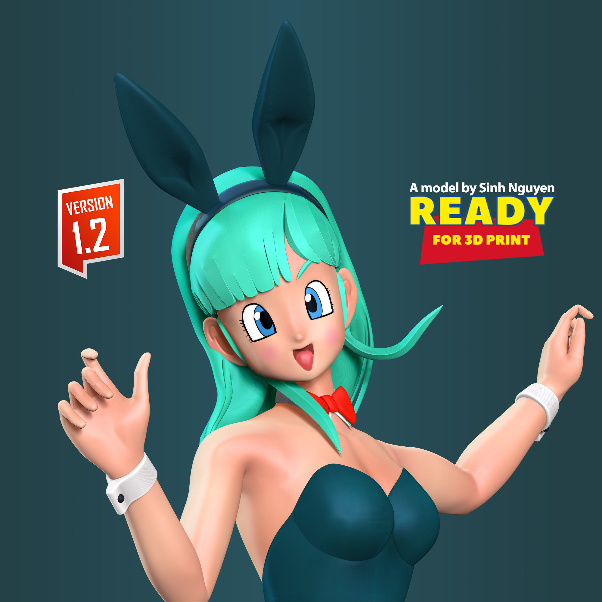 Bulma - Dragon Ball Fanart 3D print model_8