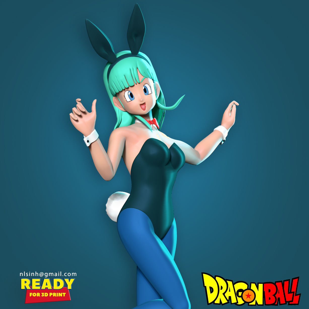 Bulma - Dragon Ball Fanart 3D print model_16