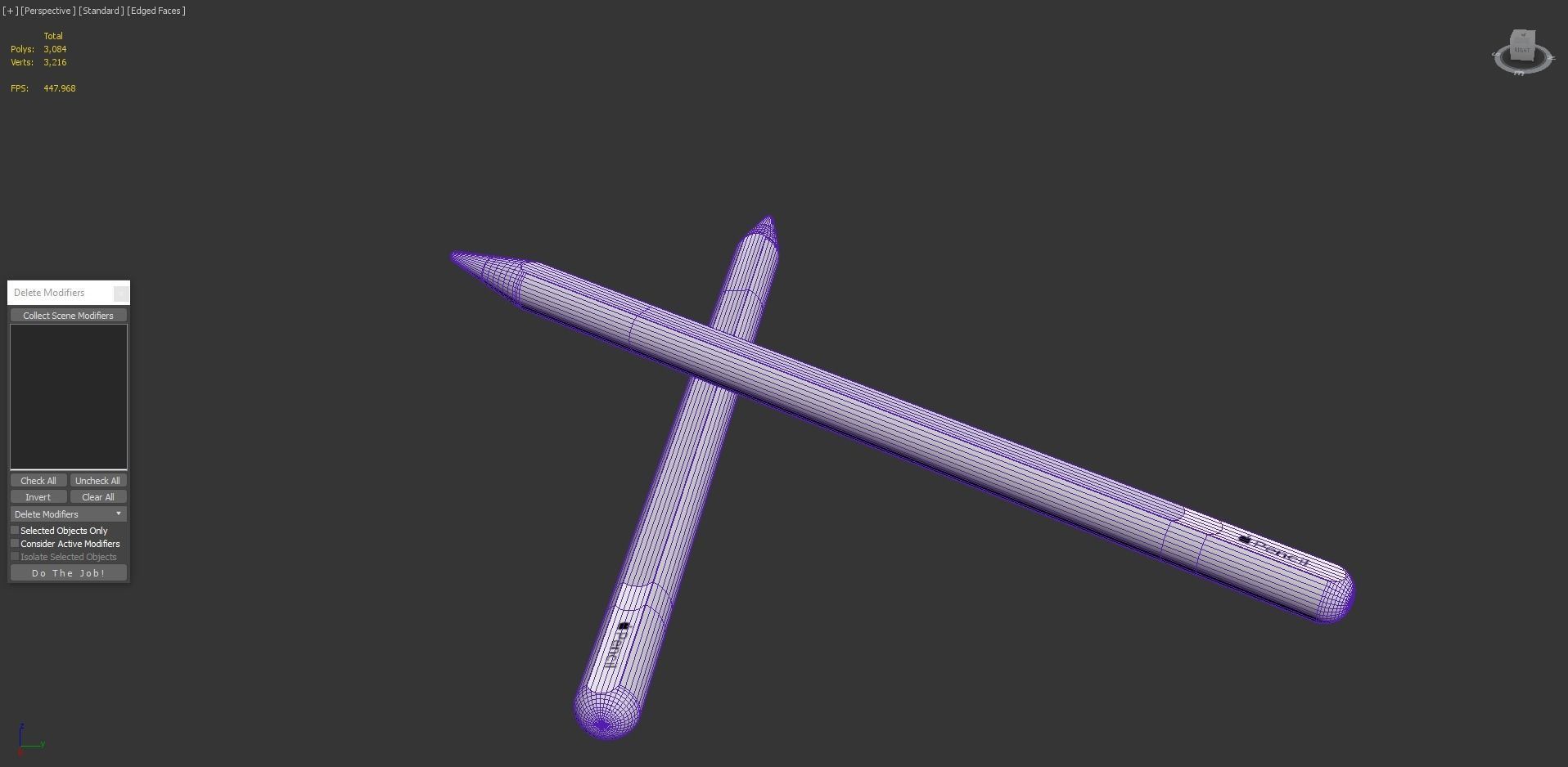 Apple iPad Pencil 2nd Generation 3D model_4