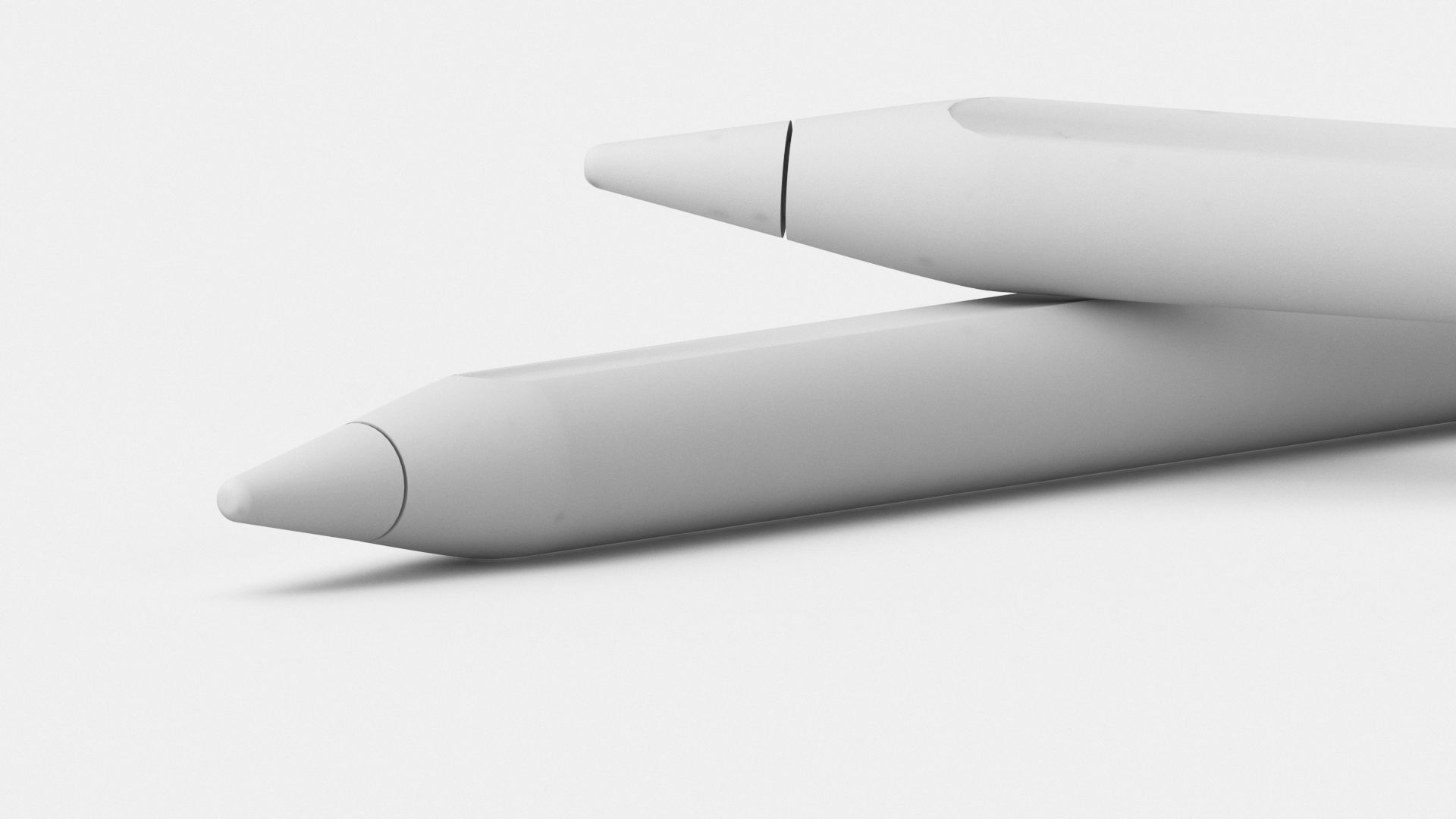 Apple iPad Pencil 2nd Generation 3D model_1
