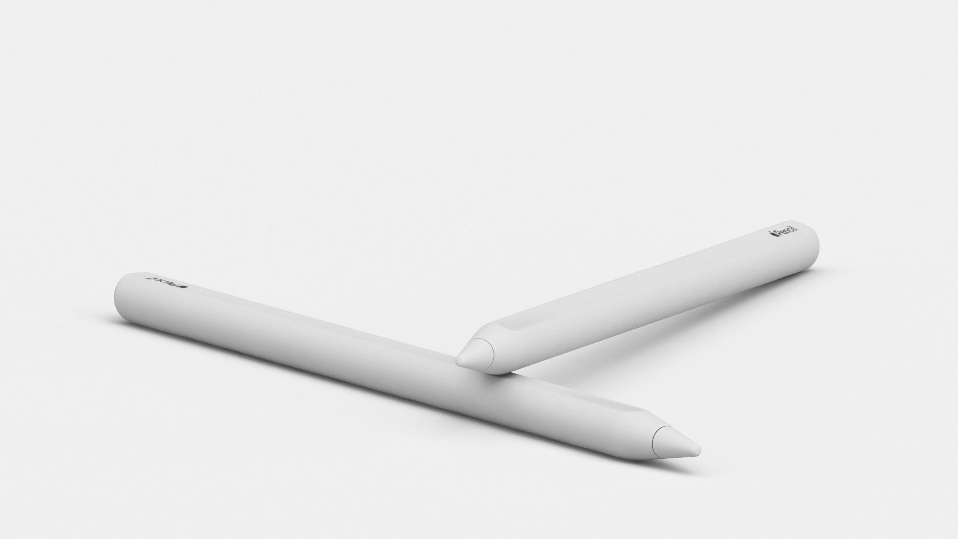 Apple iPad Pencil 2nd Generation 3D model_2
