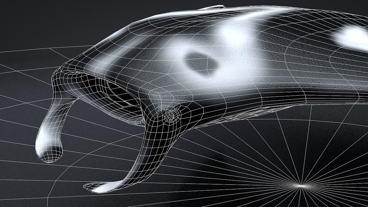 Manta Ray  Low-poly 3D model_31