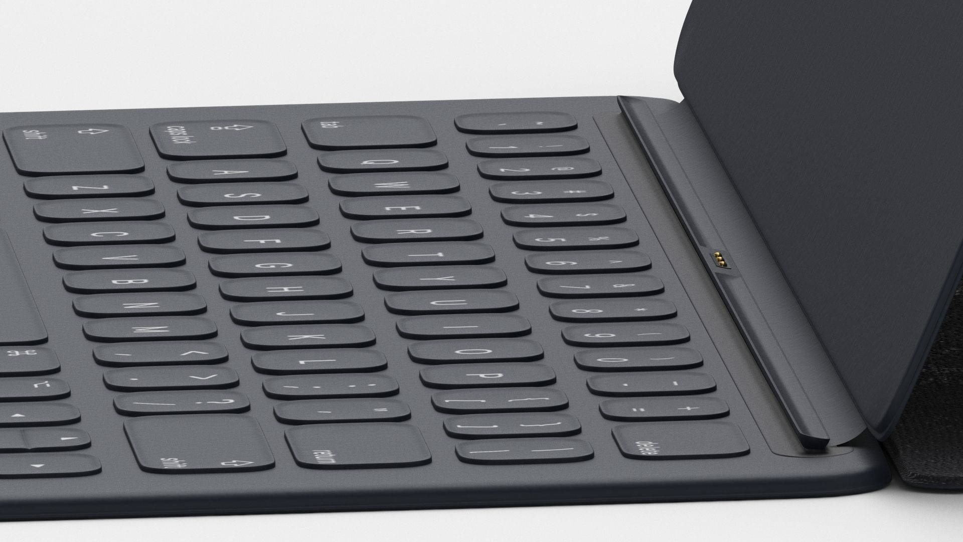 Apple iPad Smart keyboard 3D model_1